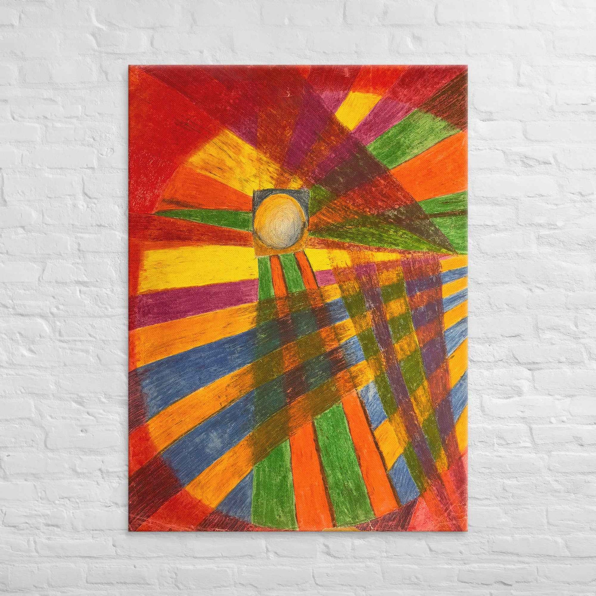 Canvas Print - Solar Burst - Geometric Abstract Art