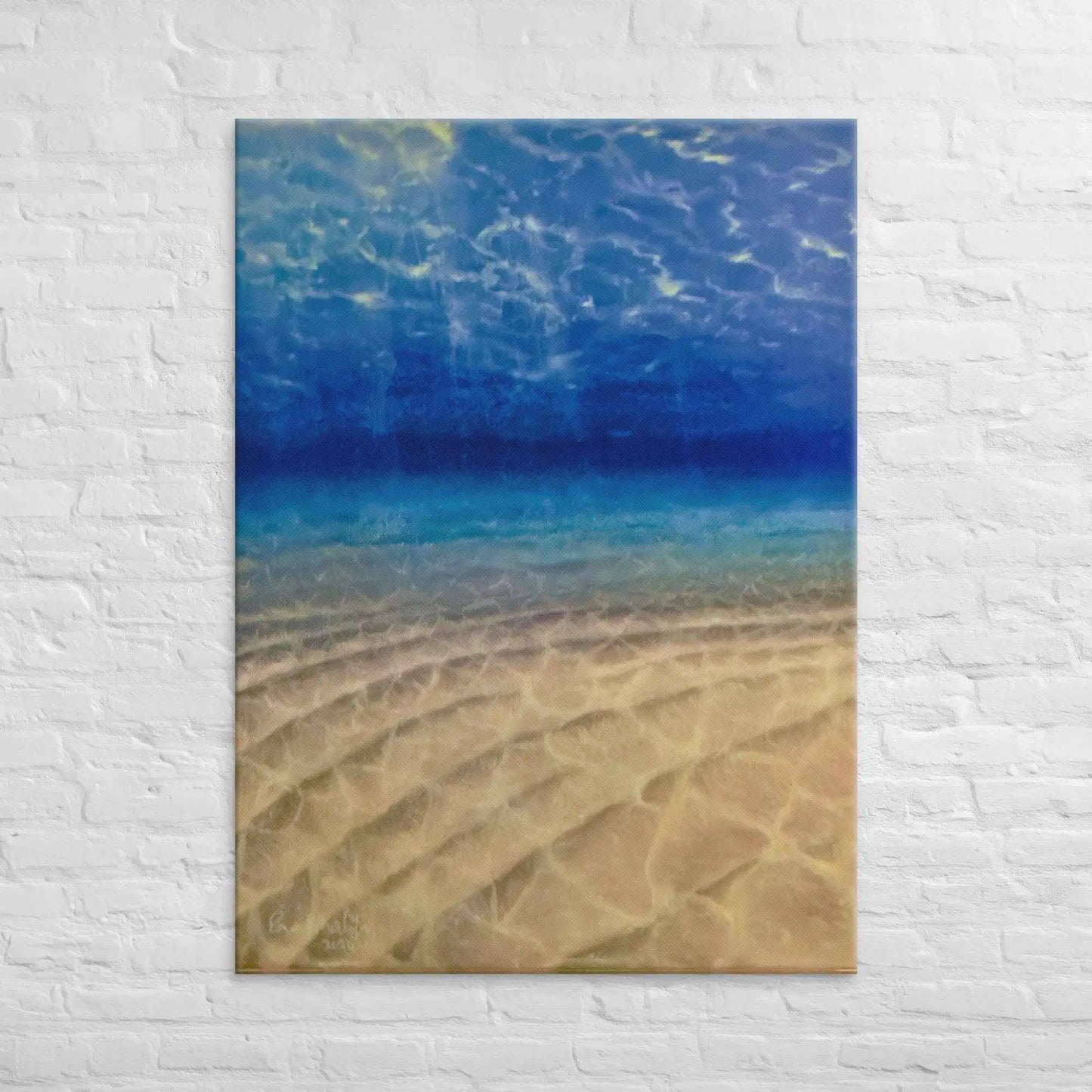 Canvas Print - Hypnosis - Underwater Scene & Light - Eman's Gallery