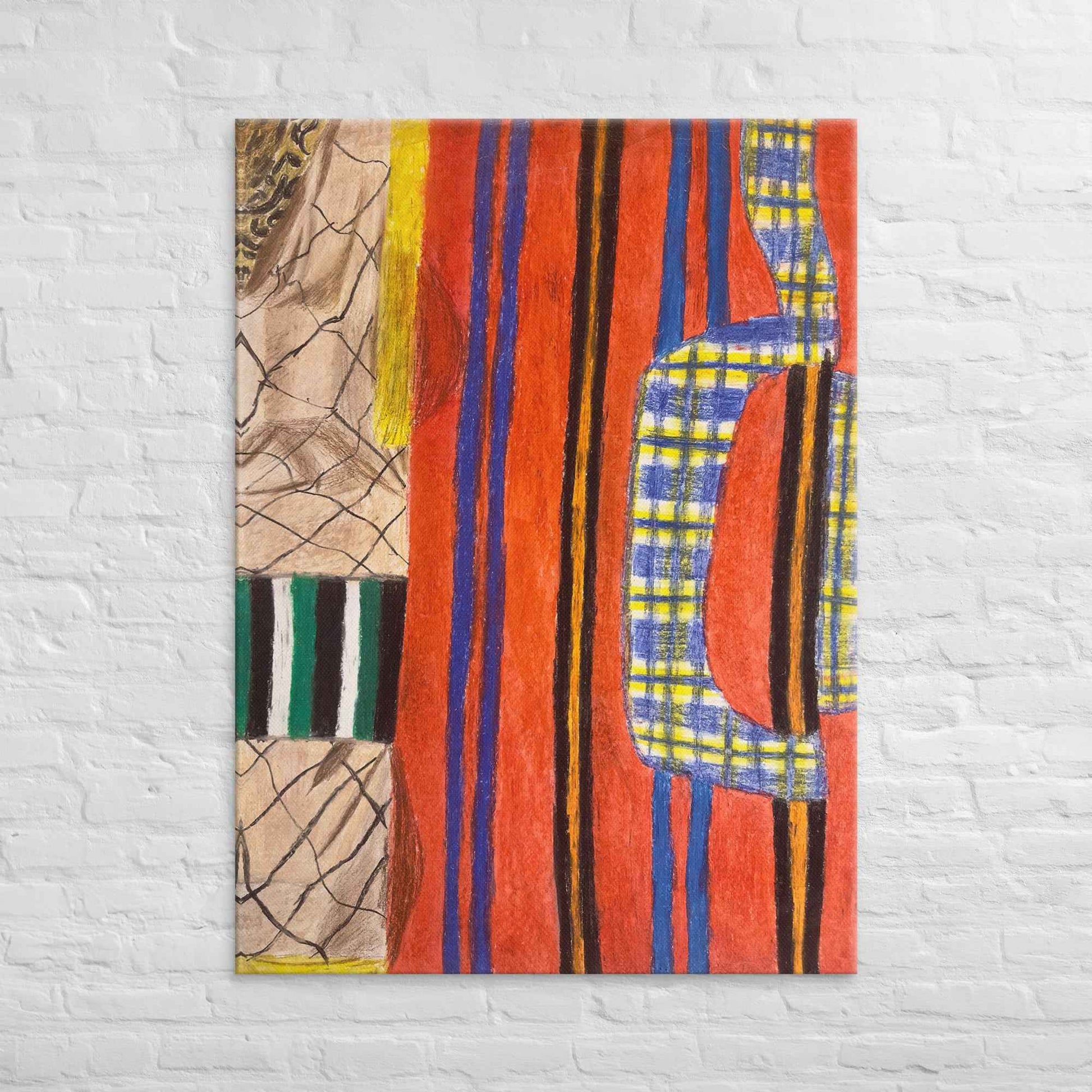 Canvas Print - Palestine's Resilience - Geometric Abstract