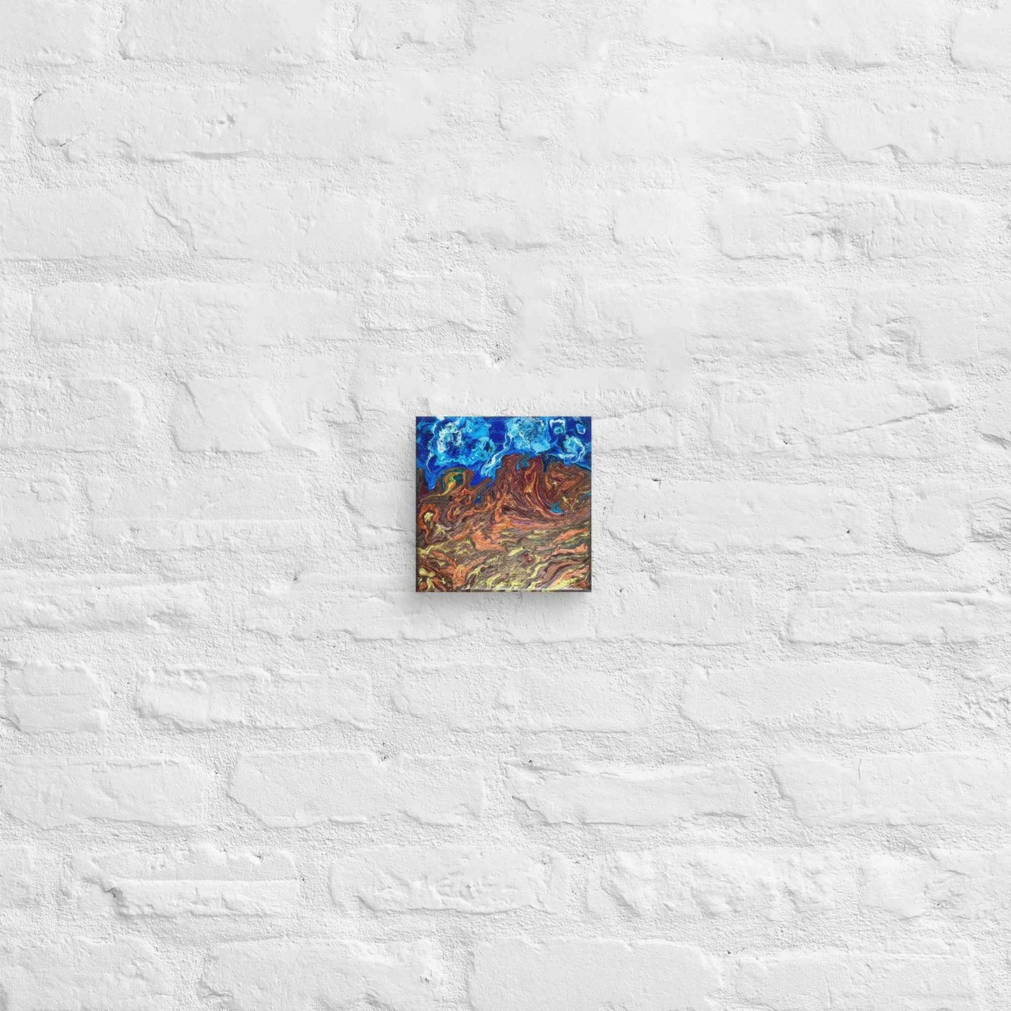 Canvas Print - Zeffir (exhale) - Fluid Abstract Earth & Sky