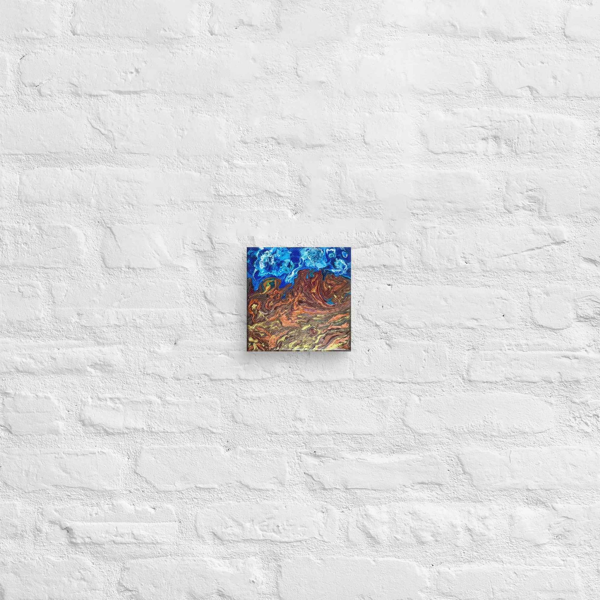 Canvas Print - Zeffir (exhale) - Fluid Abstract Earth & Sky