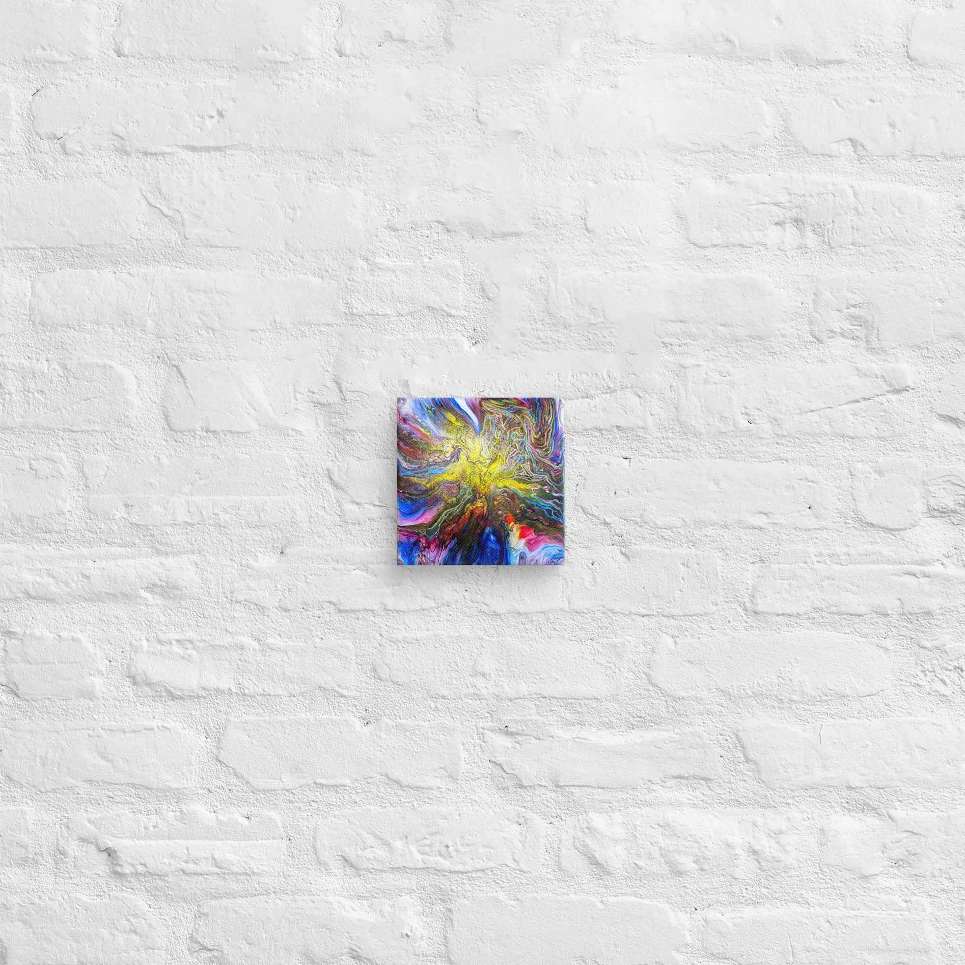 Canvas Print - In The Beginning - Cosmic Gold Explosion