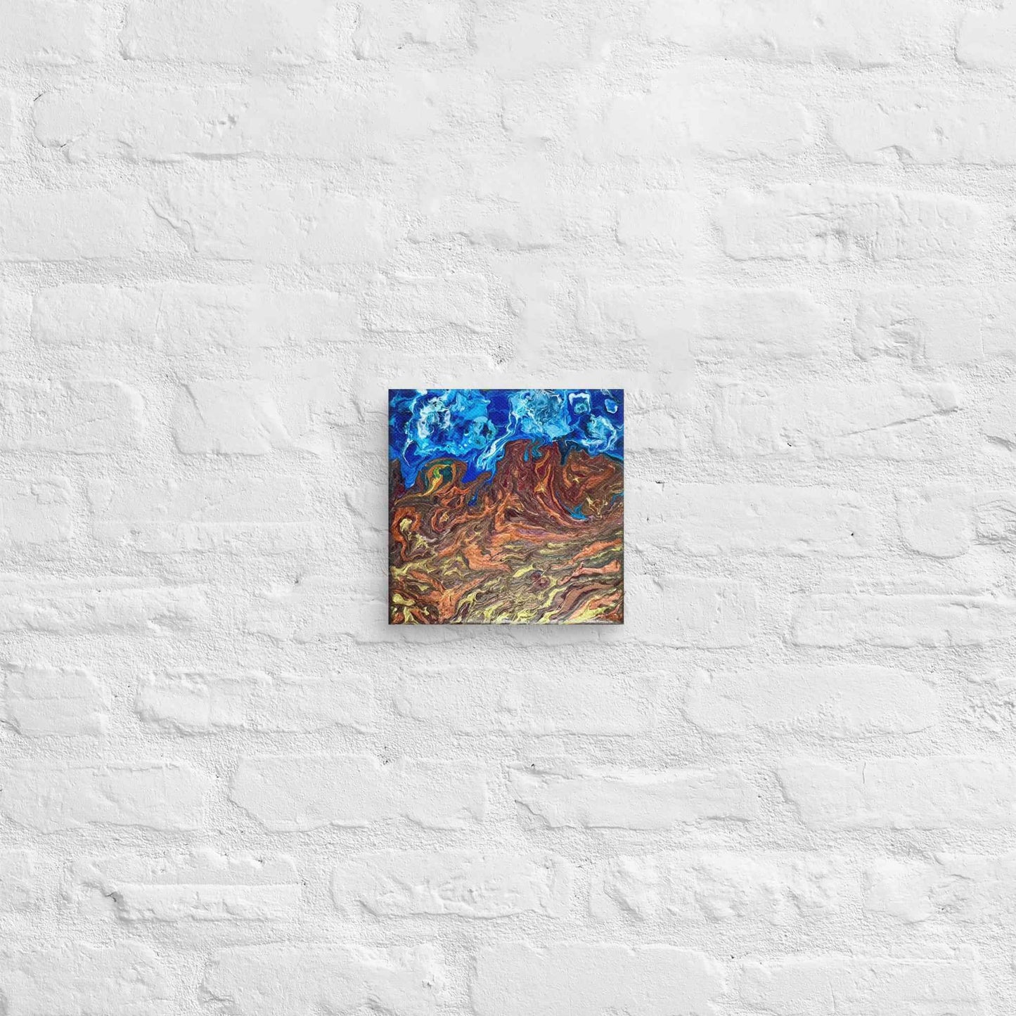 Canvas Print - Zeffir (exhale) - Fluid Abstract Earth & Sky