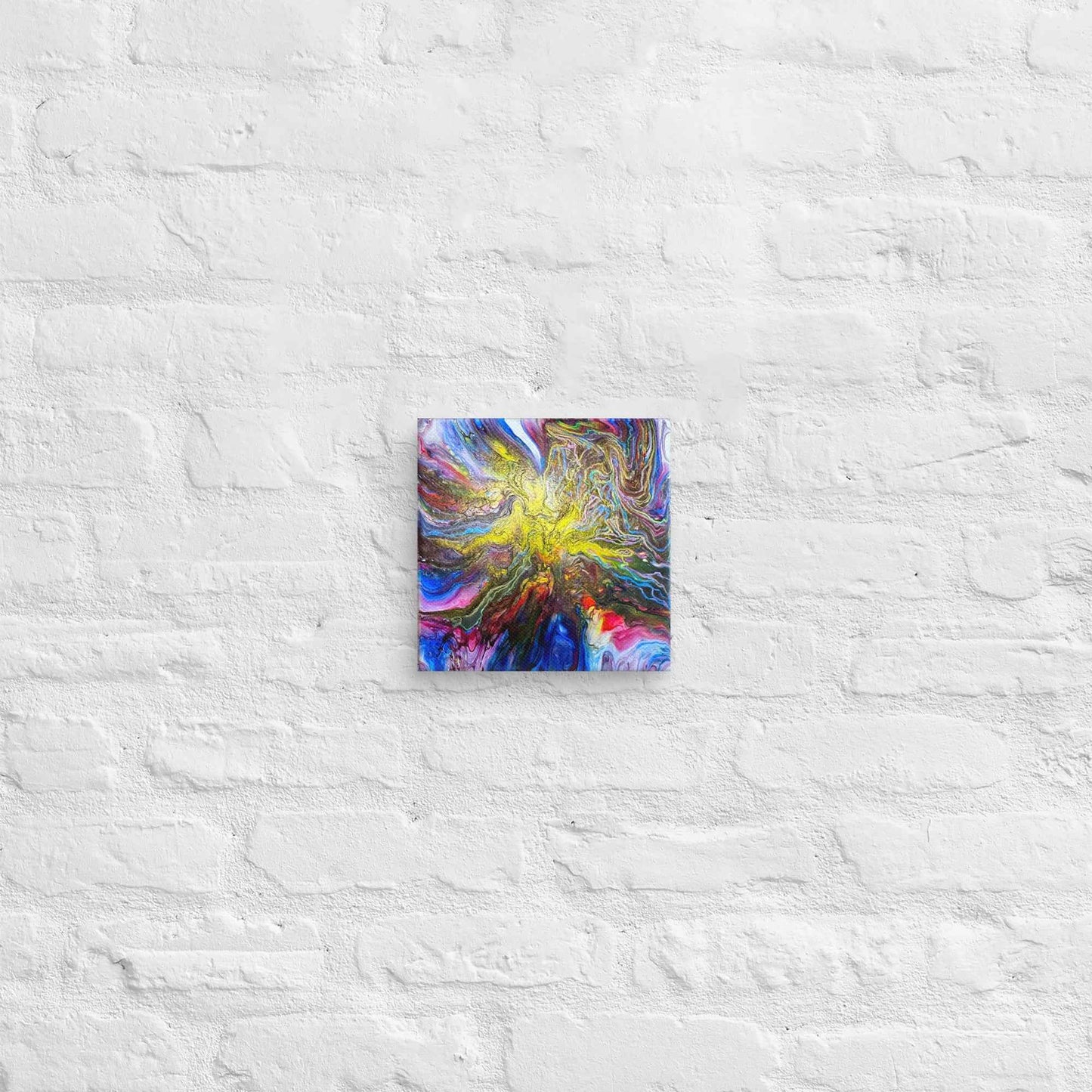 Canvas Print - In The Beginning - Cosmic Gold Explosion
