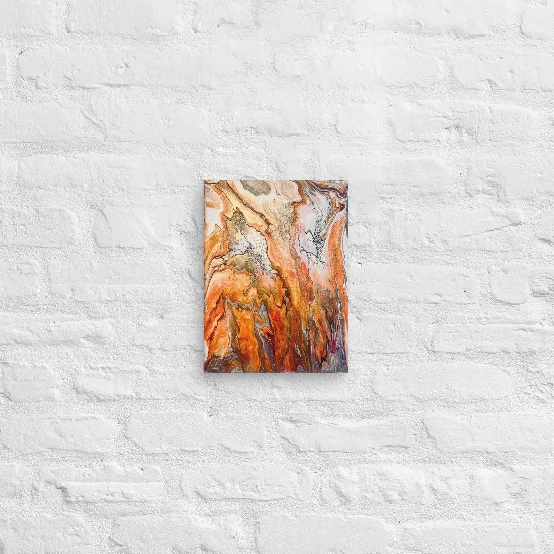 Canvas Print - Canyon - Fluid Abstract Earth Tone