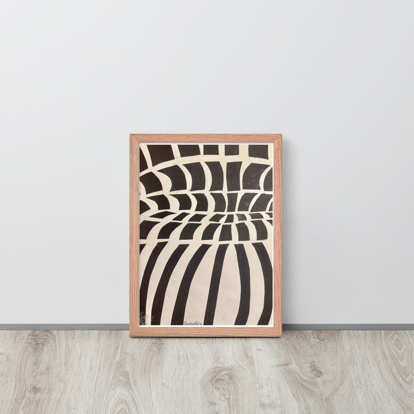 Optical Web - Framed Print on Paper