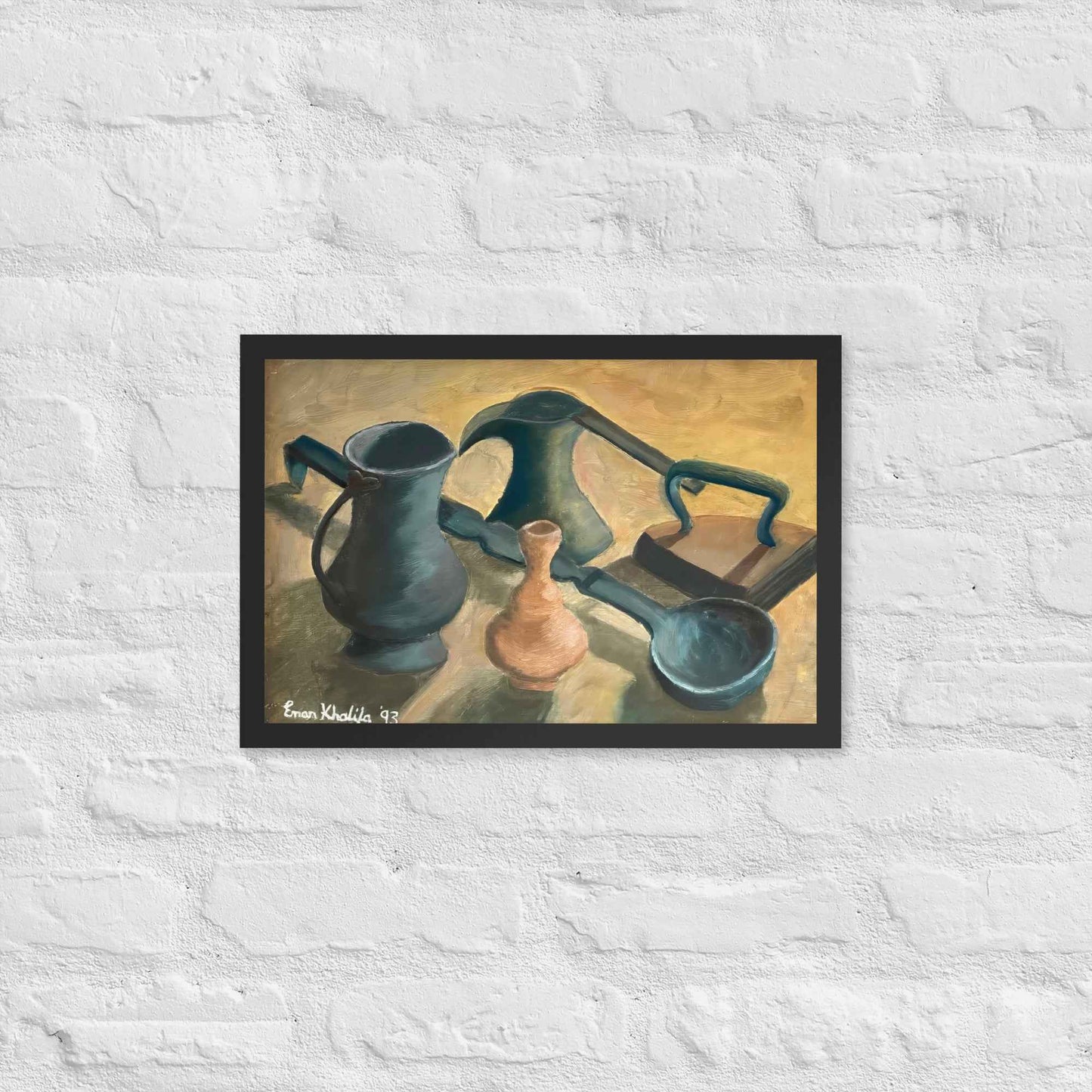 Framed Print - Genesis of Form - Still Life Rustic Vessels