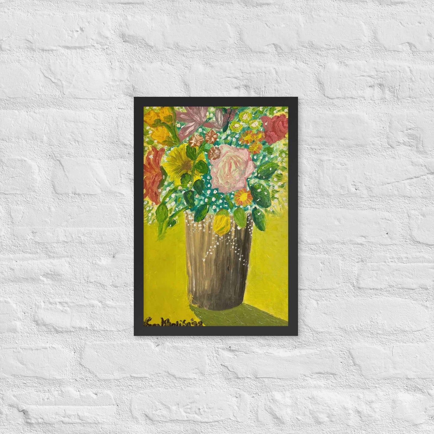 Framed Print - Jubilee - Impressionist Floral Still Life Art