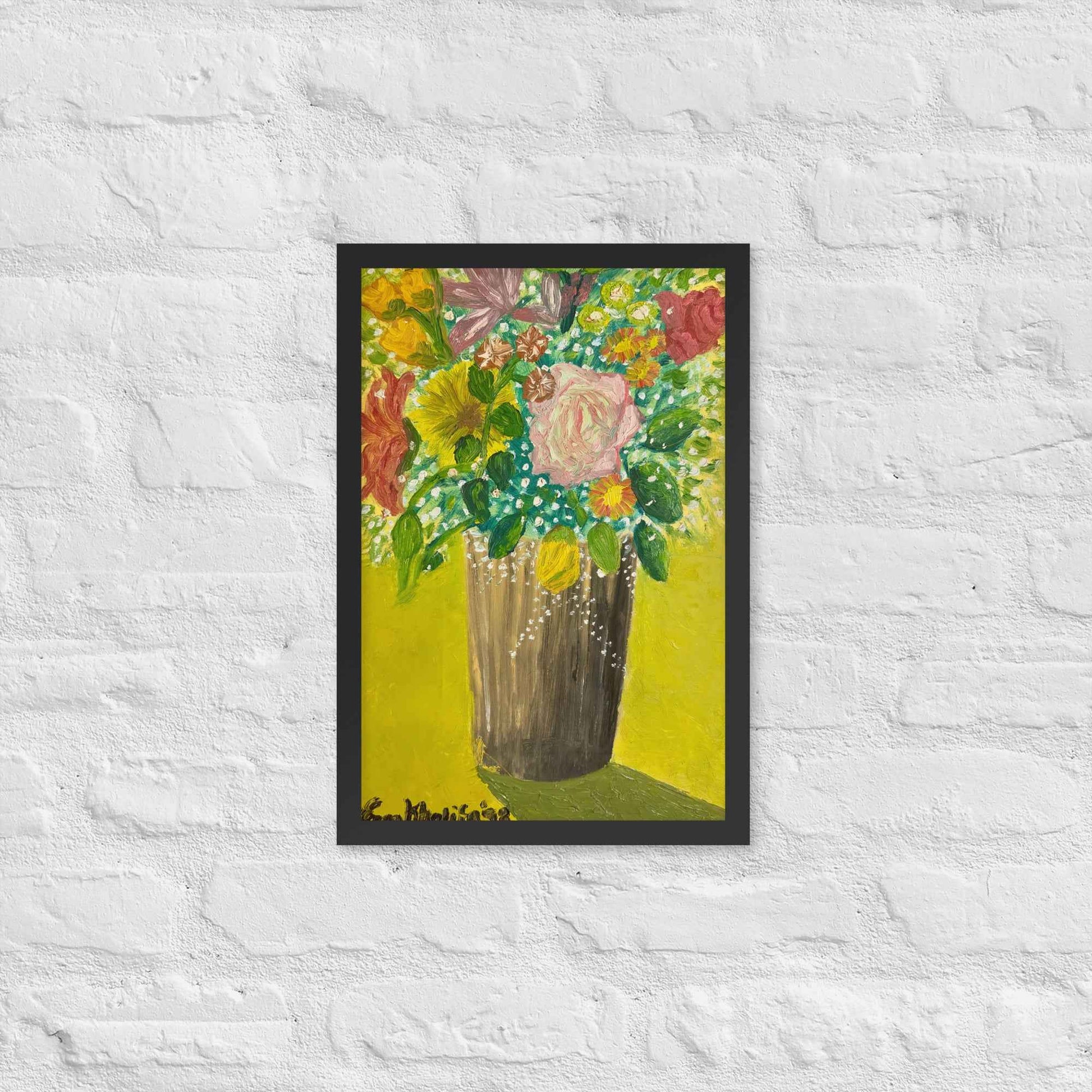 Framed Print - Jubilee - Impressionist Floral Still Life Art