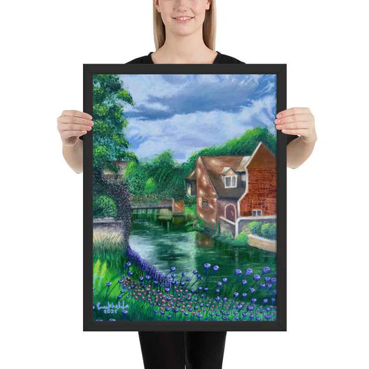 Framed Print - River Melody - Impressionist Landscape