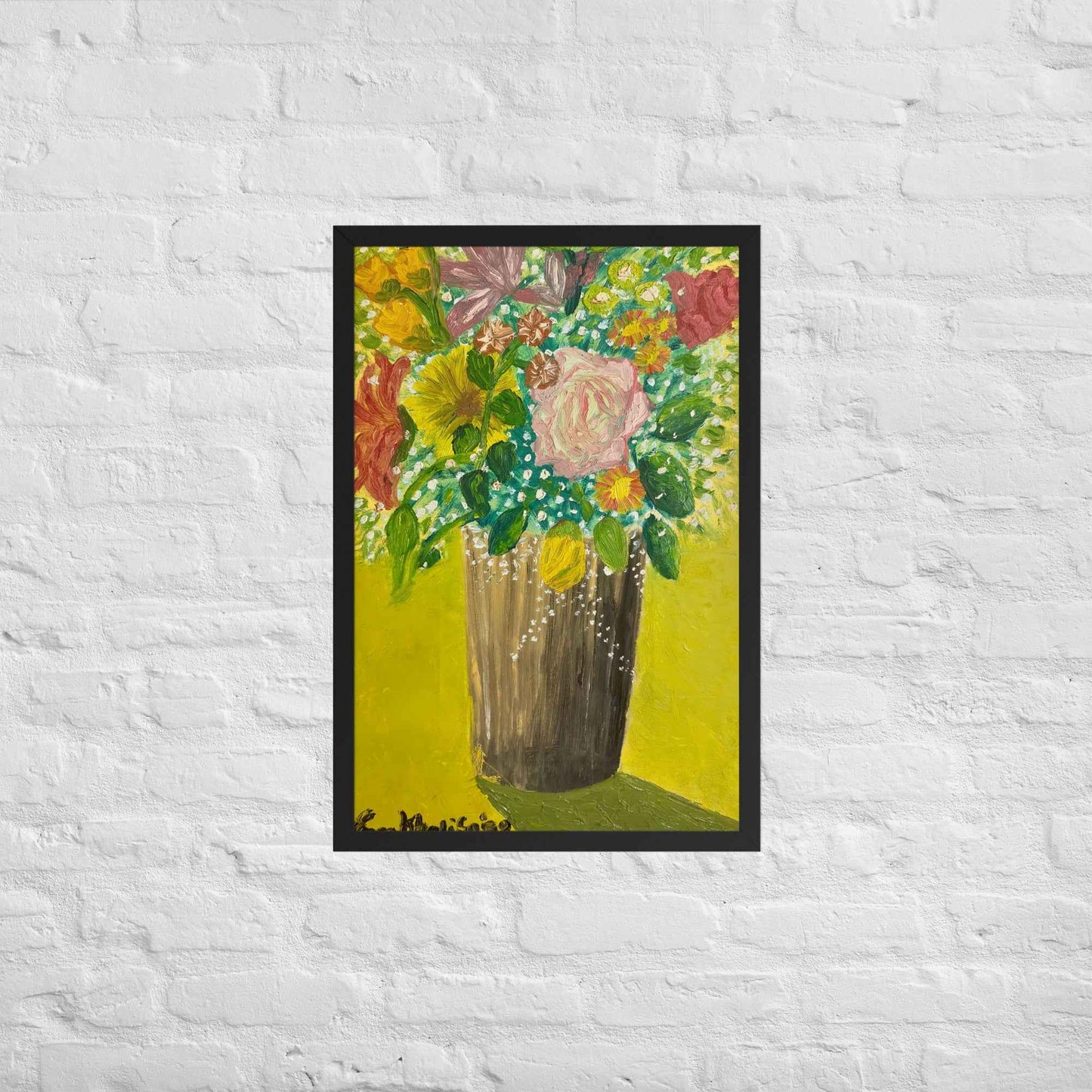 Framed Print - Jubilee - Impressionist Floral Still Life Art
