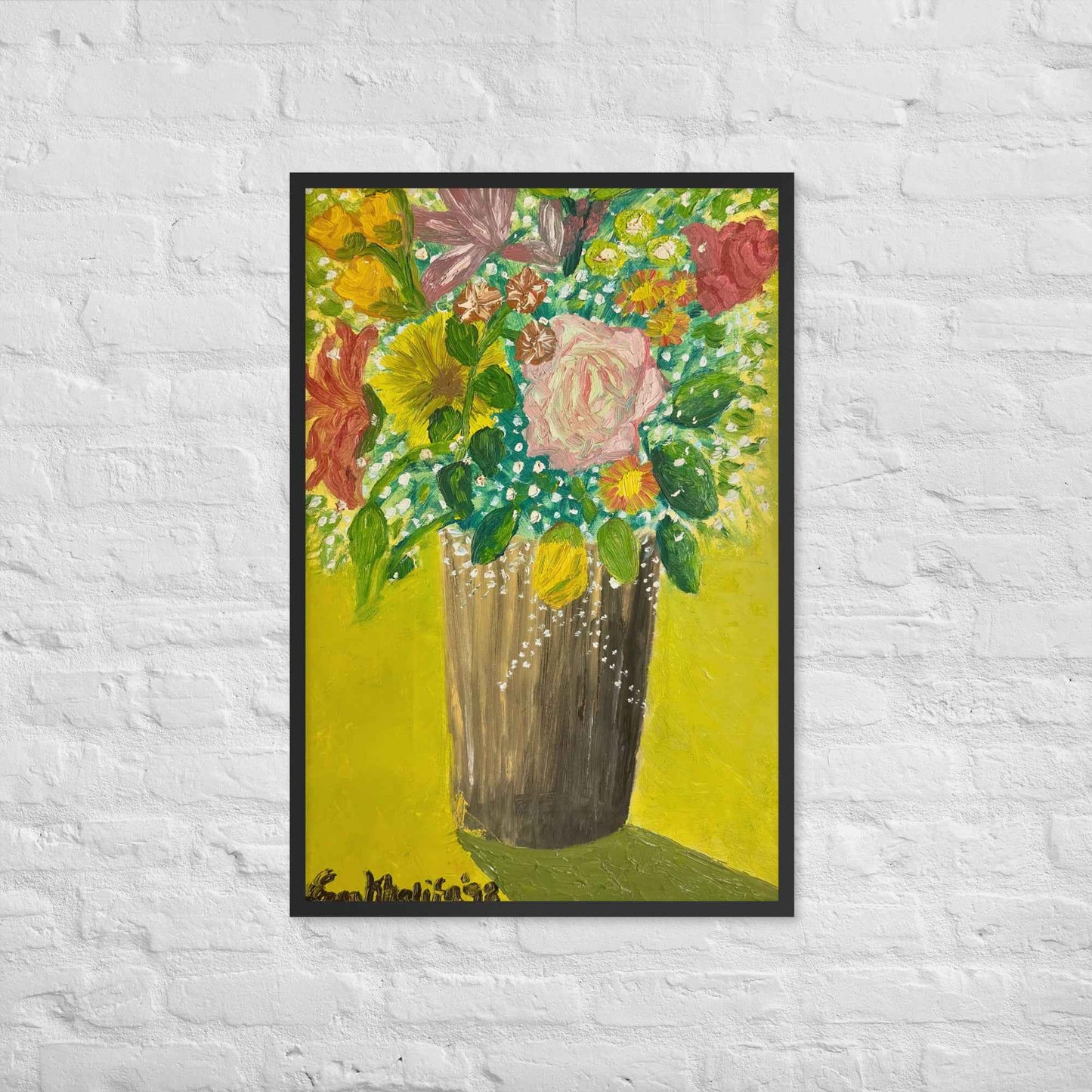 Framed Print - Jubilee - Impressionist Floral Still Life Art