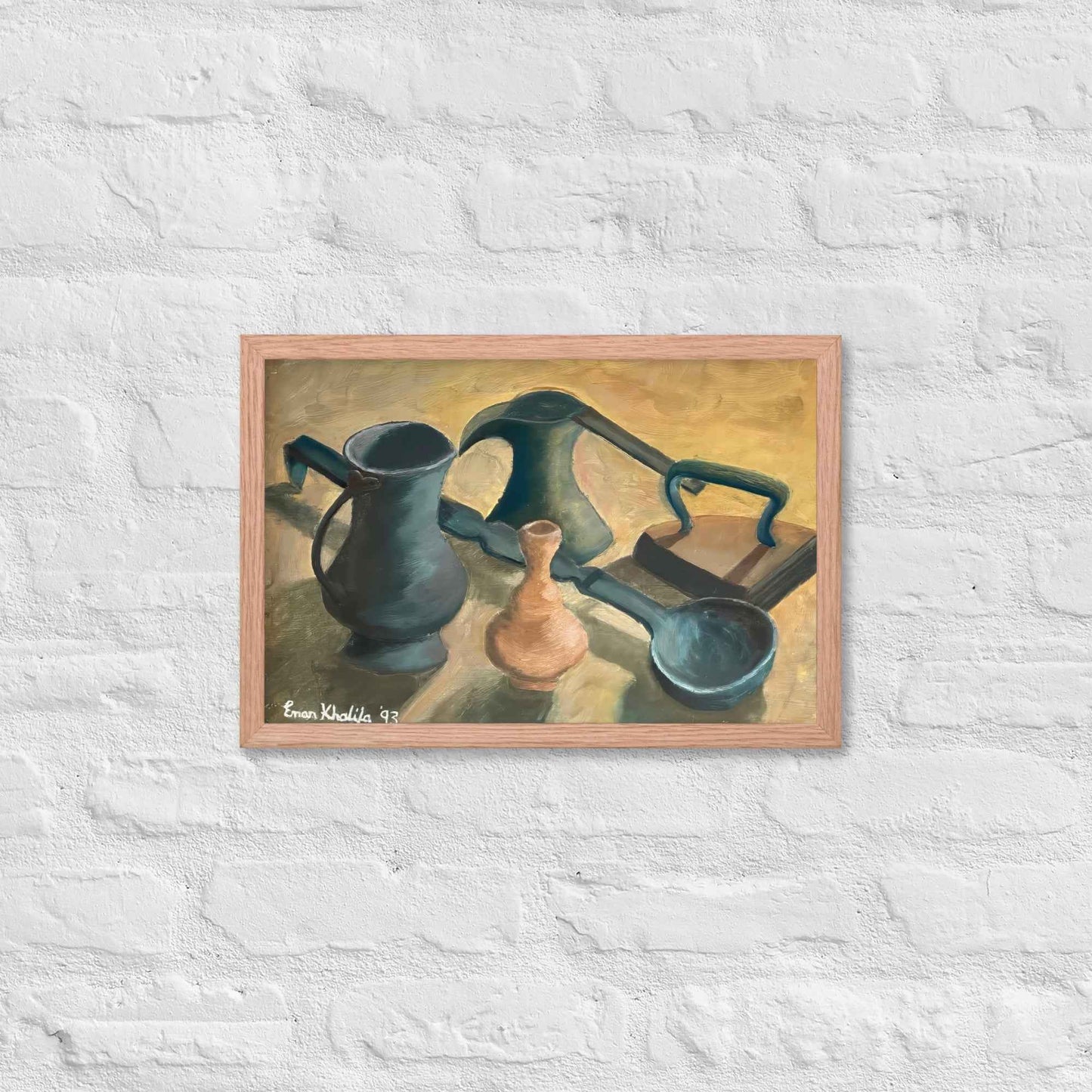 Framed Print - Genesis of Form - Still Life Rustic Vessels