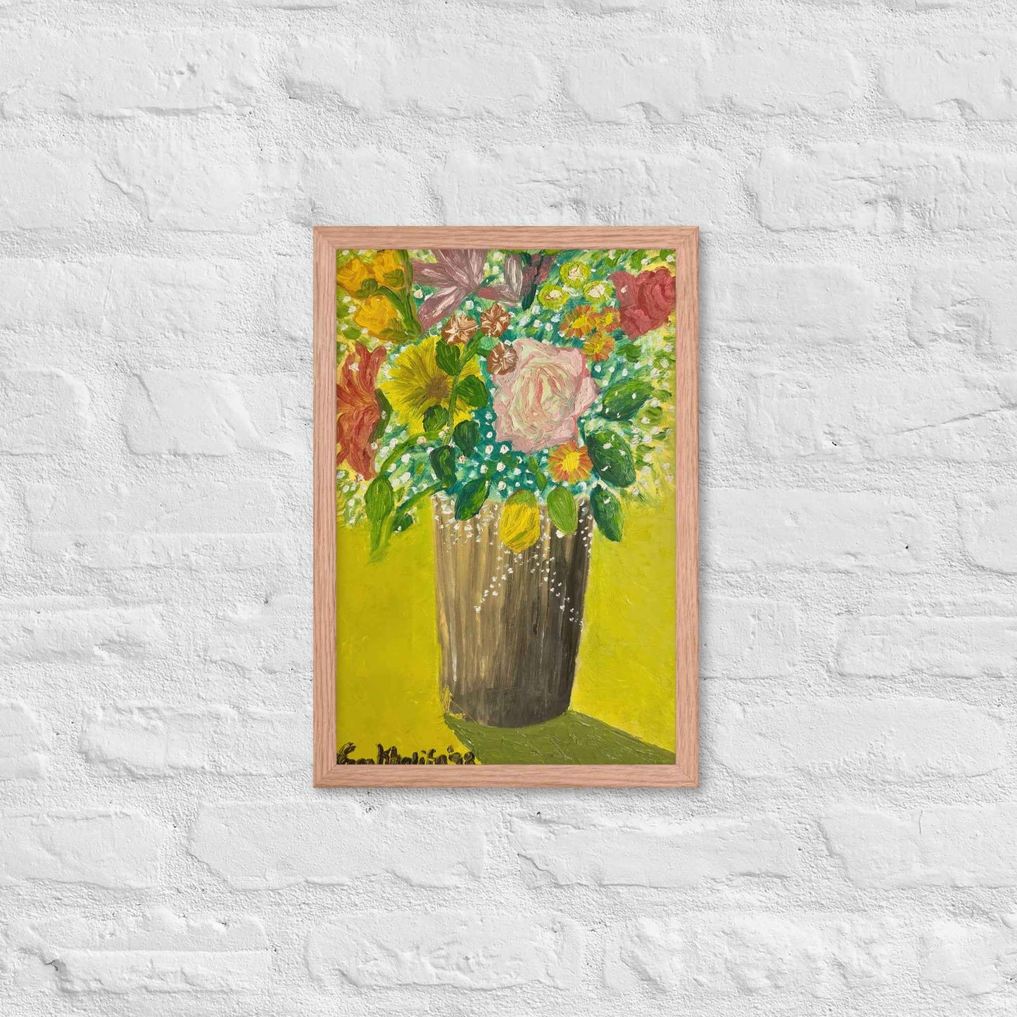 Framed Print - Jubilee - Impressionist Floral Still Life Art