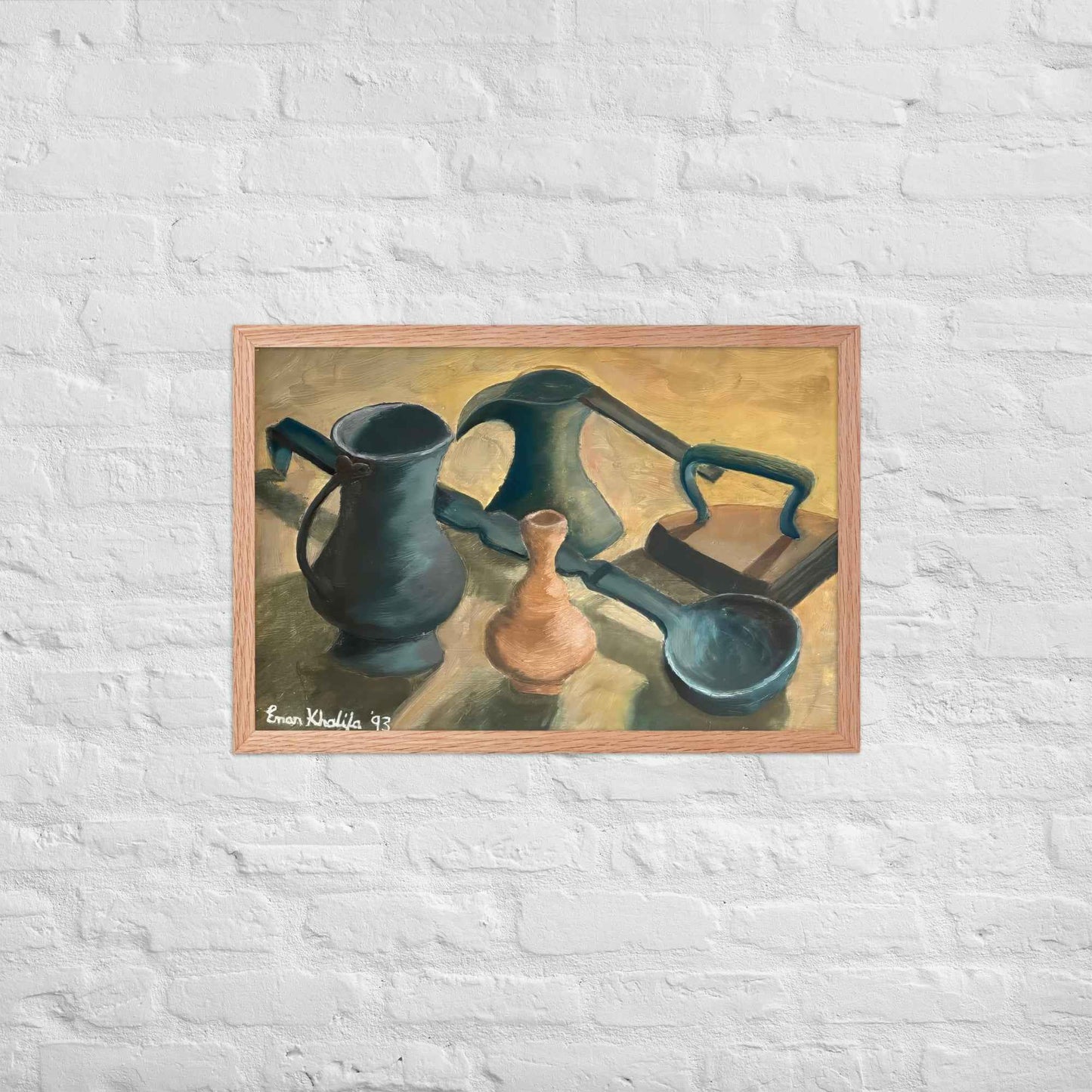 Framed Print - Genesis of Form - Still Life Rustic Vessels