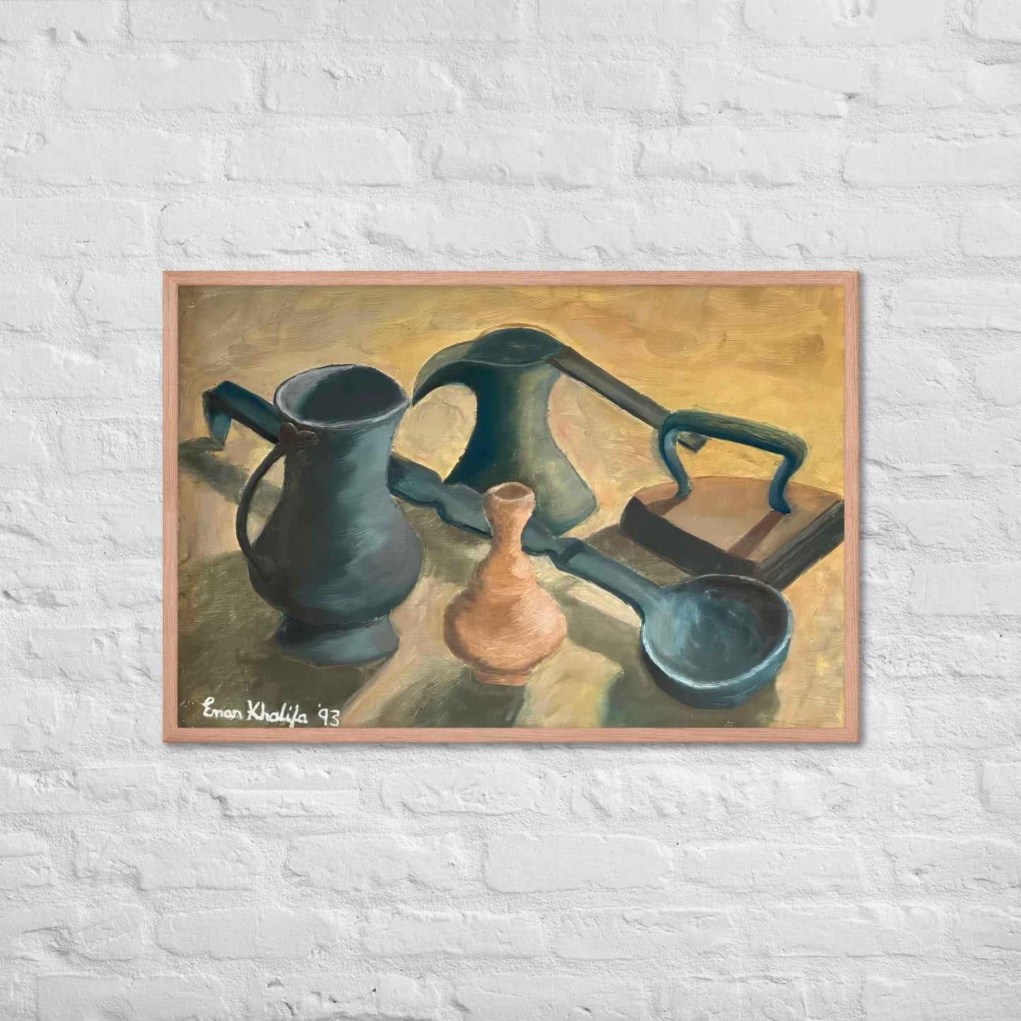 Framed Print - Genesis of Form - Still Life Rustic Vessels