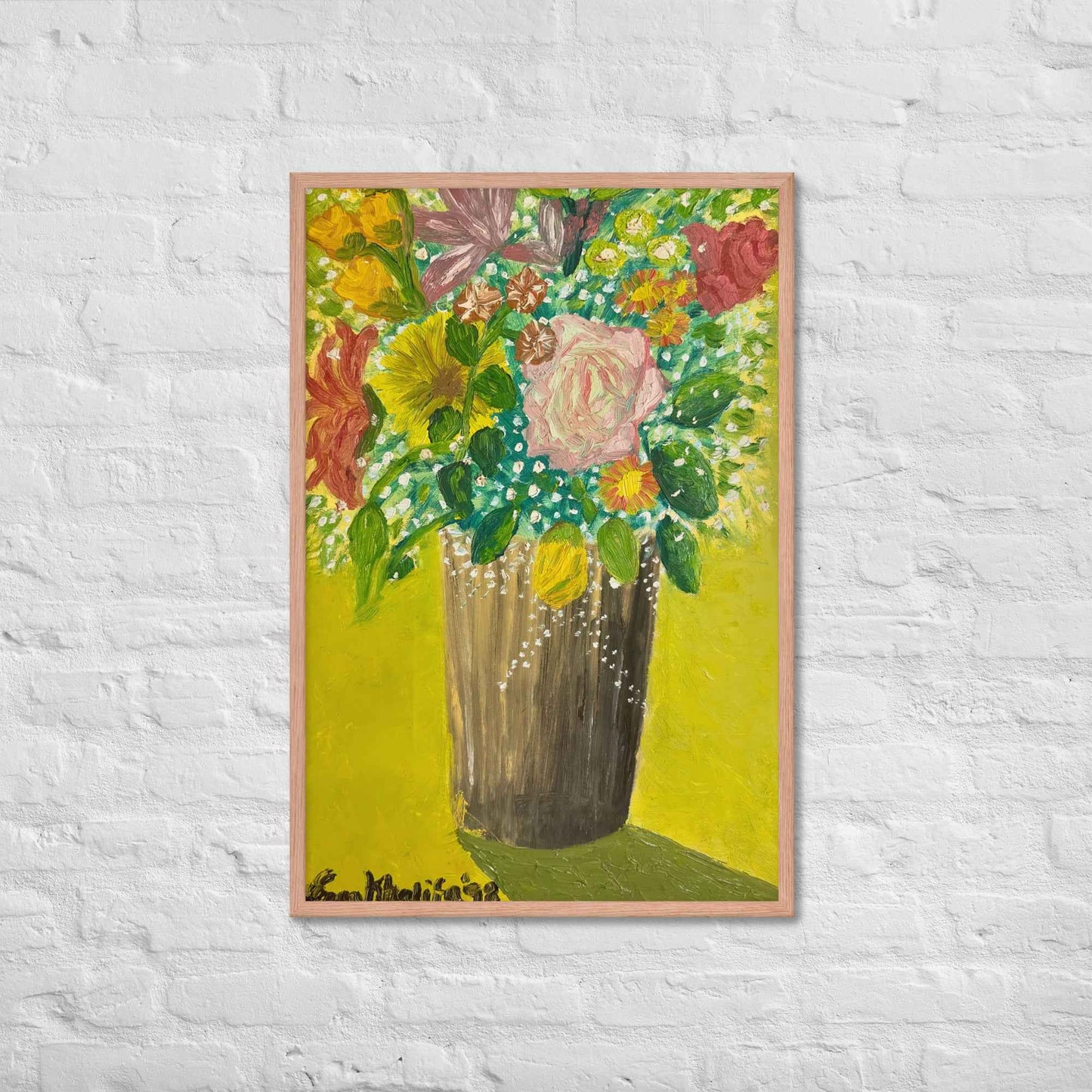 Framed Print - Jubilee - Impressionist Floral Still Life Art