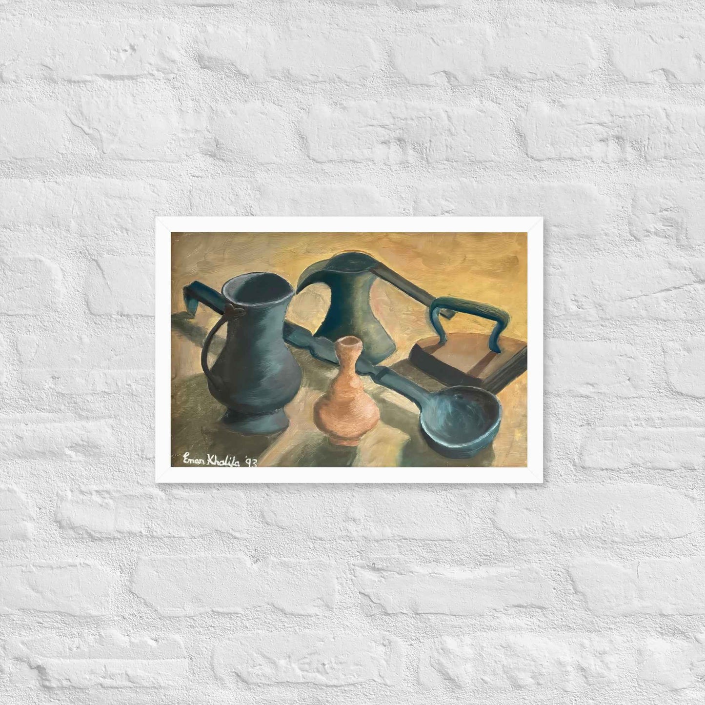 Framed Print - Genesis of Form - Still Life Rustic Vessels