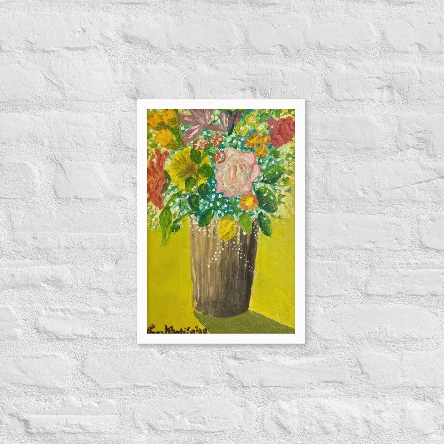 Framed Print - Jubilee - Impressionist Floral Still Life Art