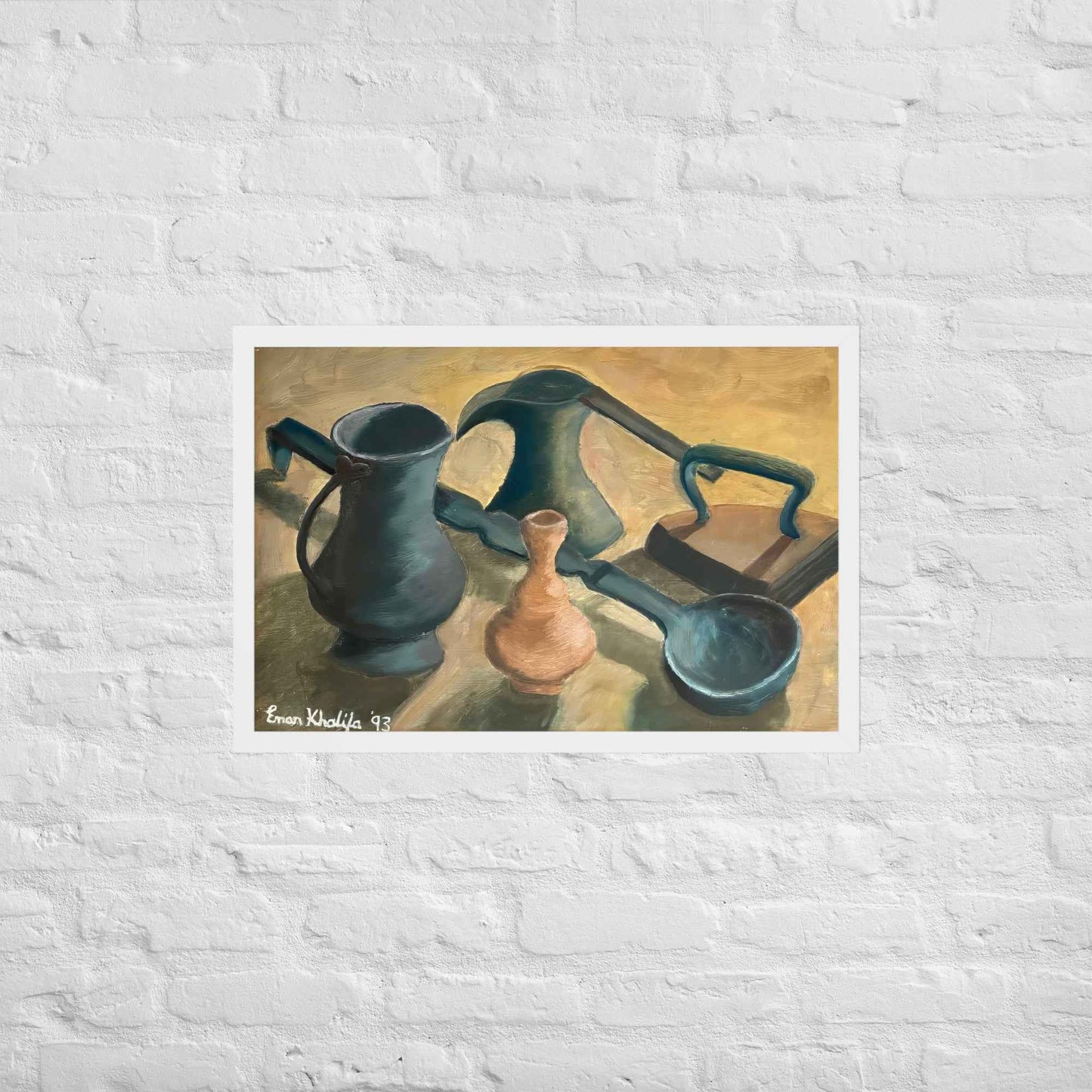 Framed Print - Genesis of Form - Still Life Rustic Vessels