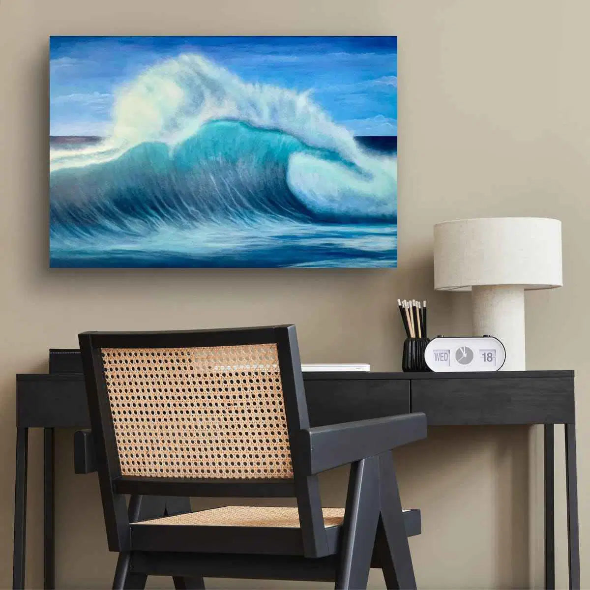 Good Hope – Large Contemporary Ocean Wave Oil Painting