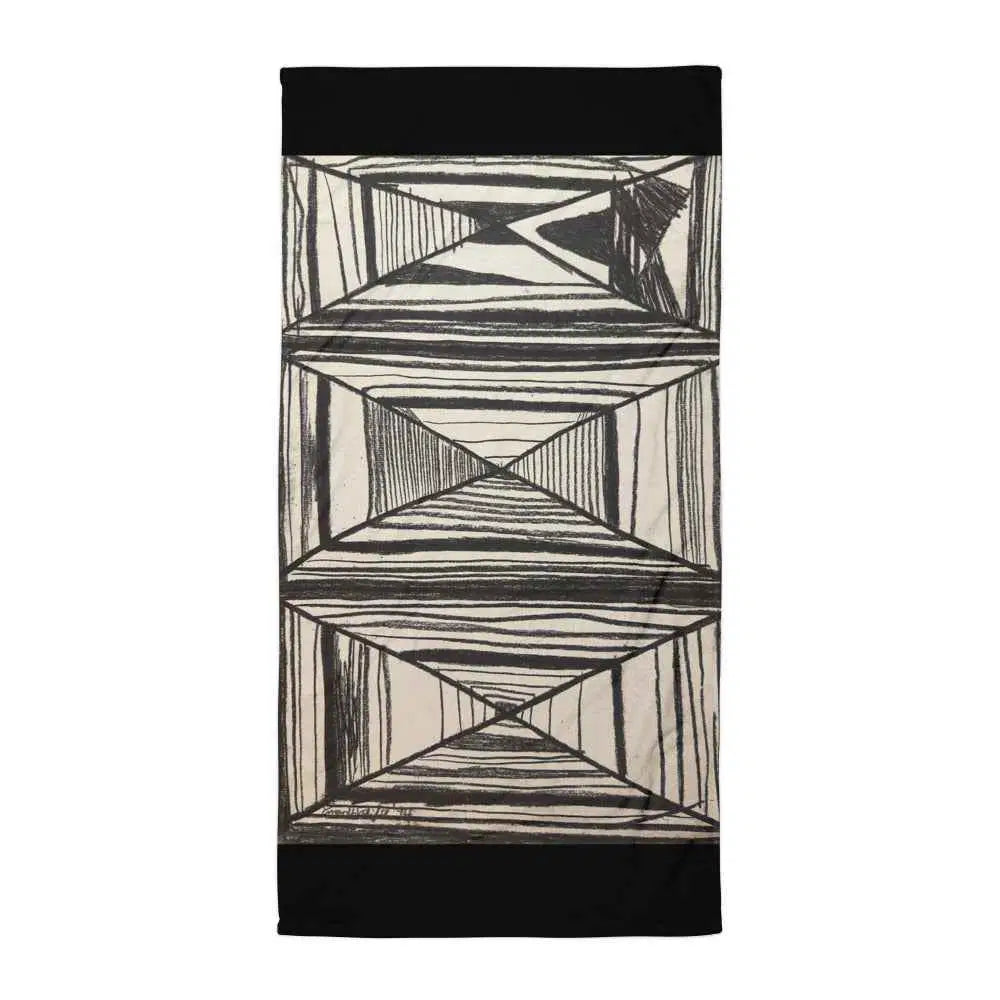 Towel - Deception - Geometric Op Art