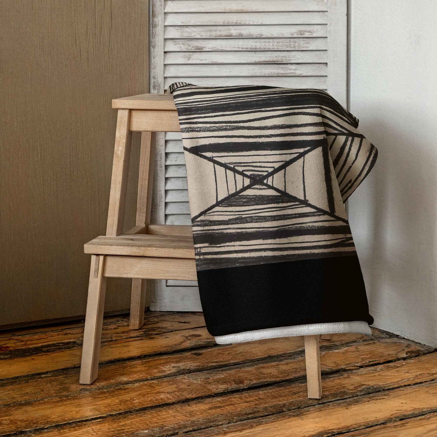 Towel - Deception - Geometric Op Art