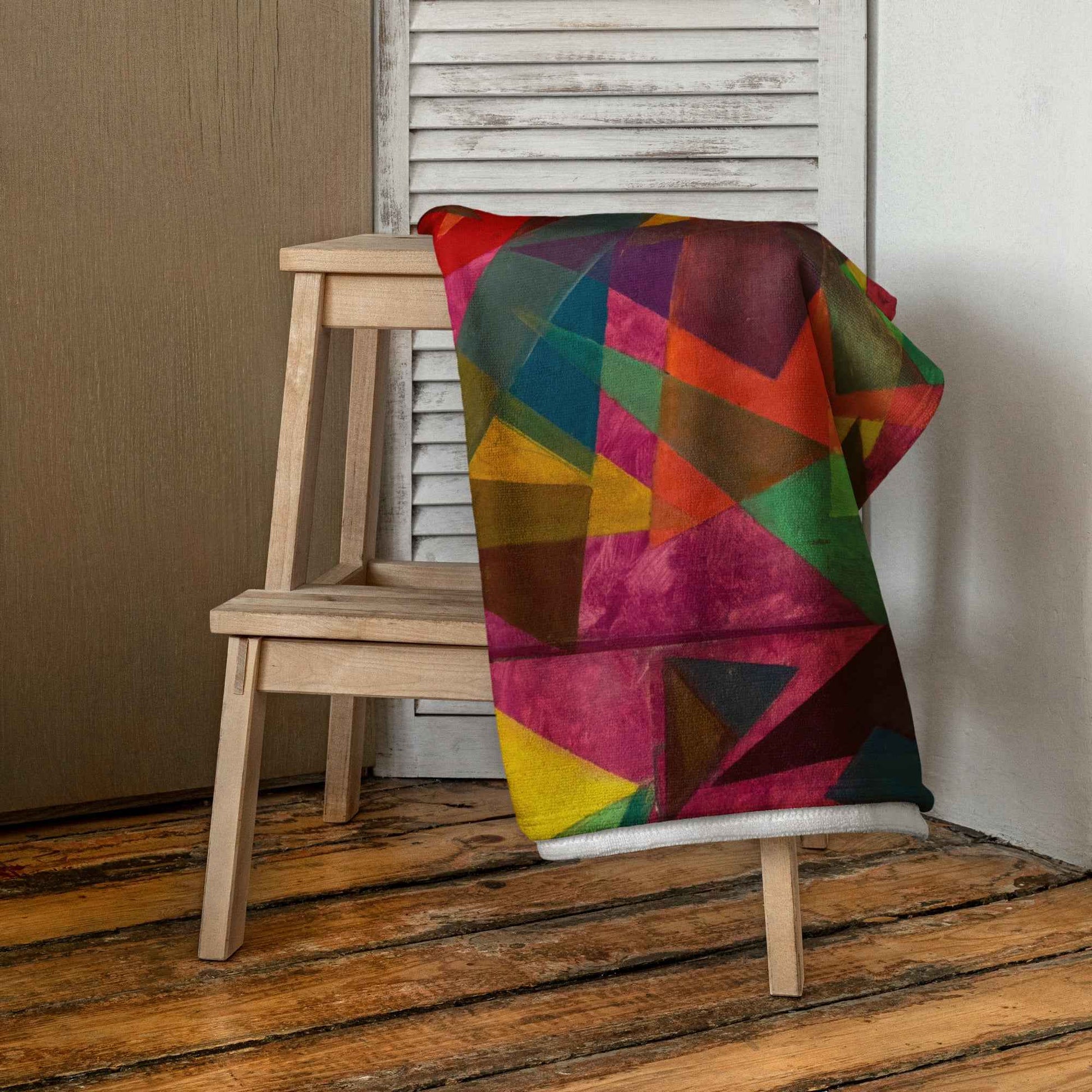 Designer Towel - In The Wine Glass - Geometric Abstract