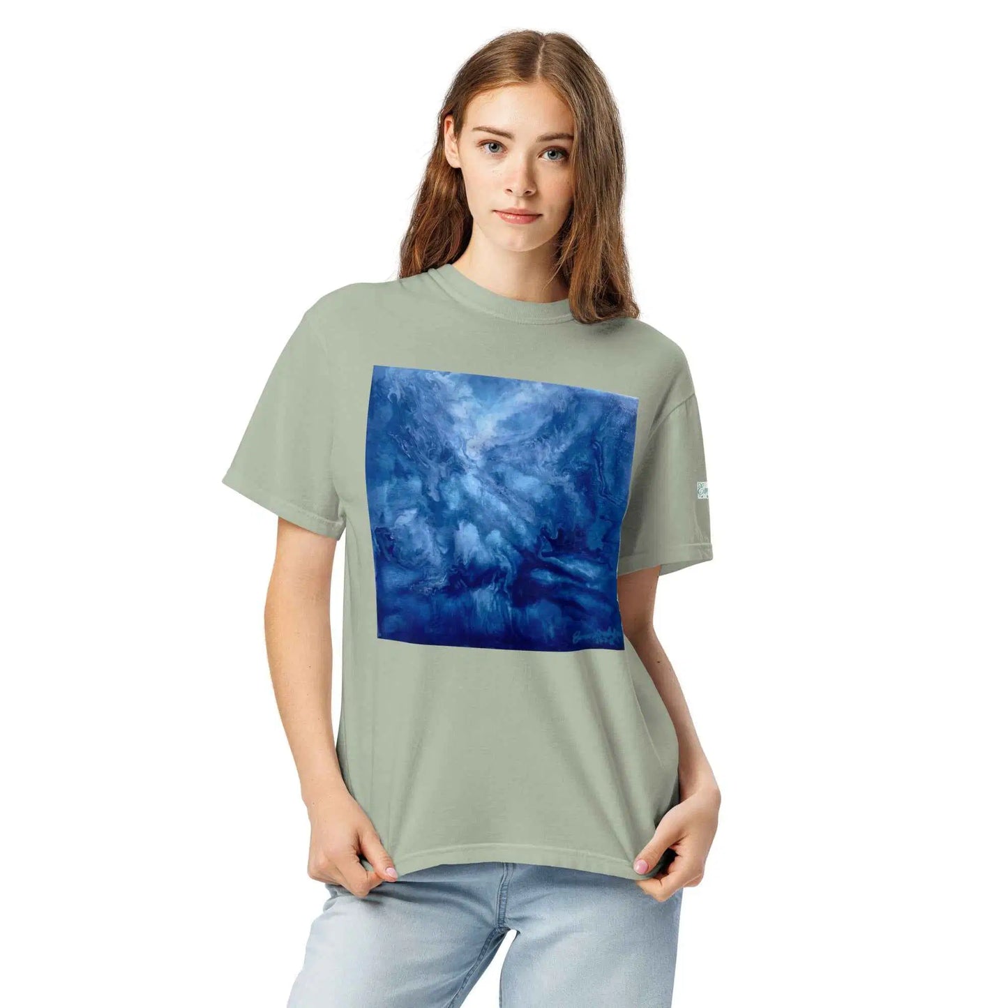 Unisex T-Shirt - Thunder - Dramatic Blue Storm Cloud Art