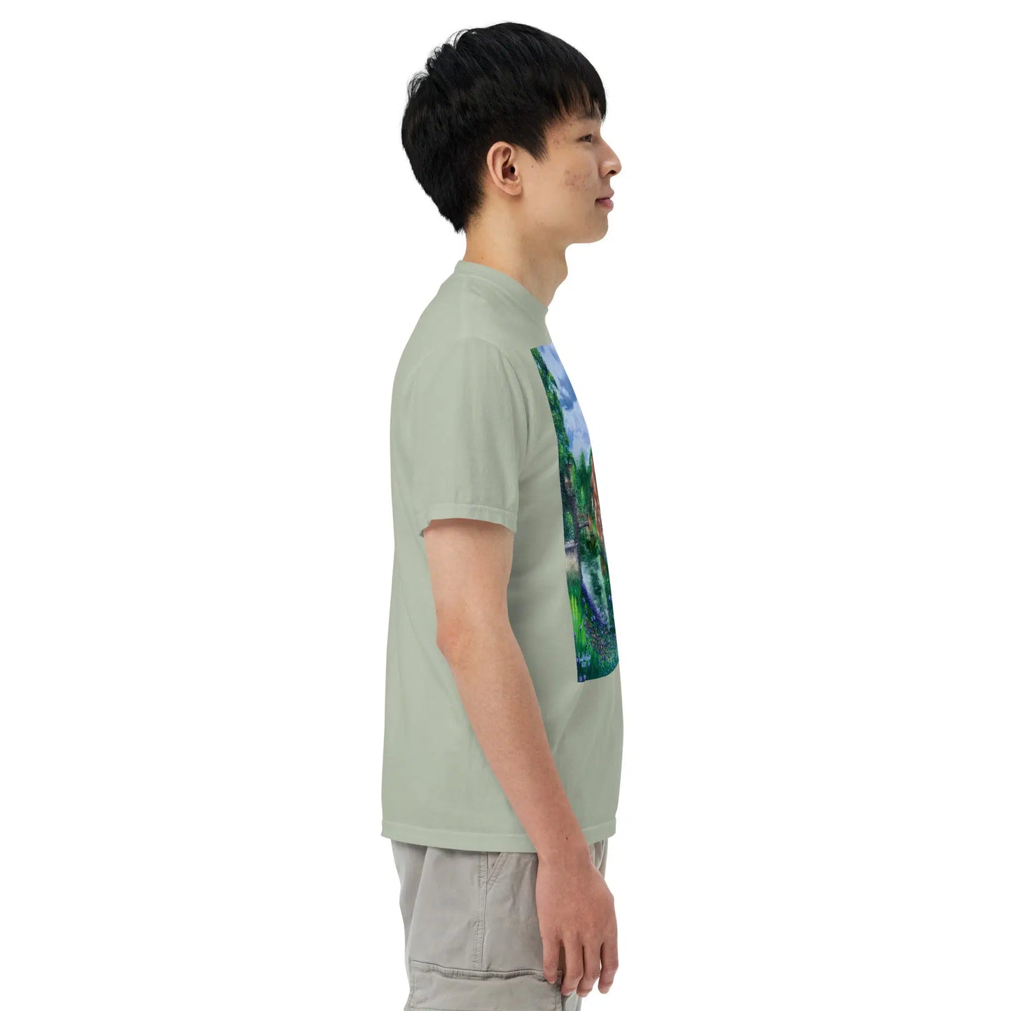 Unisex T-Shirt - River Melody - Impressionist Landscape Art - Eman's Gallery