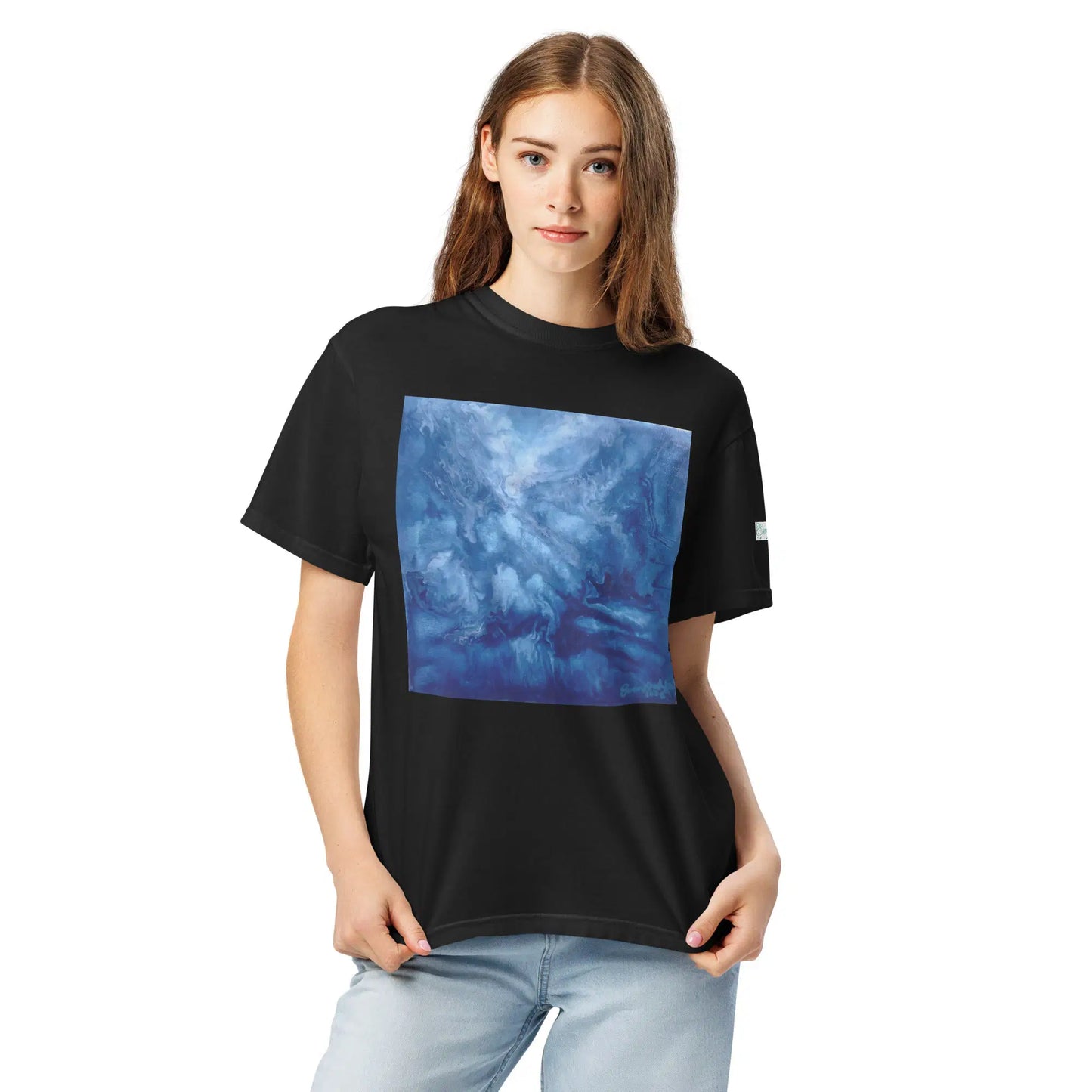 Unisex T-Shirt - Thunder - Dramatic Blue Storm Cloud Art - Eman's Gallery