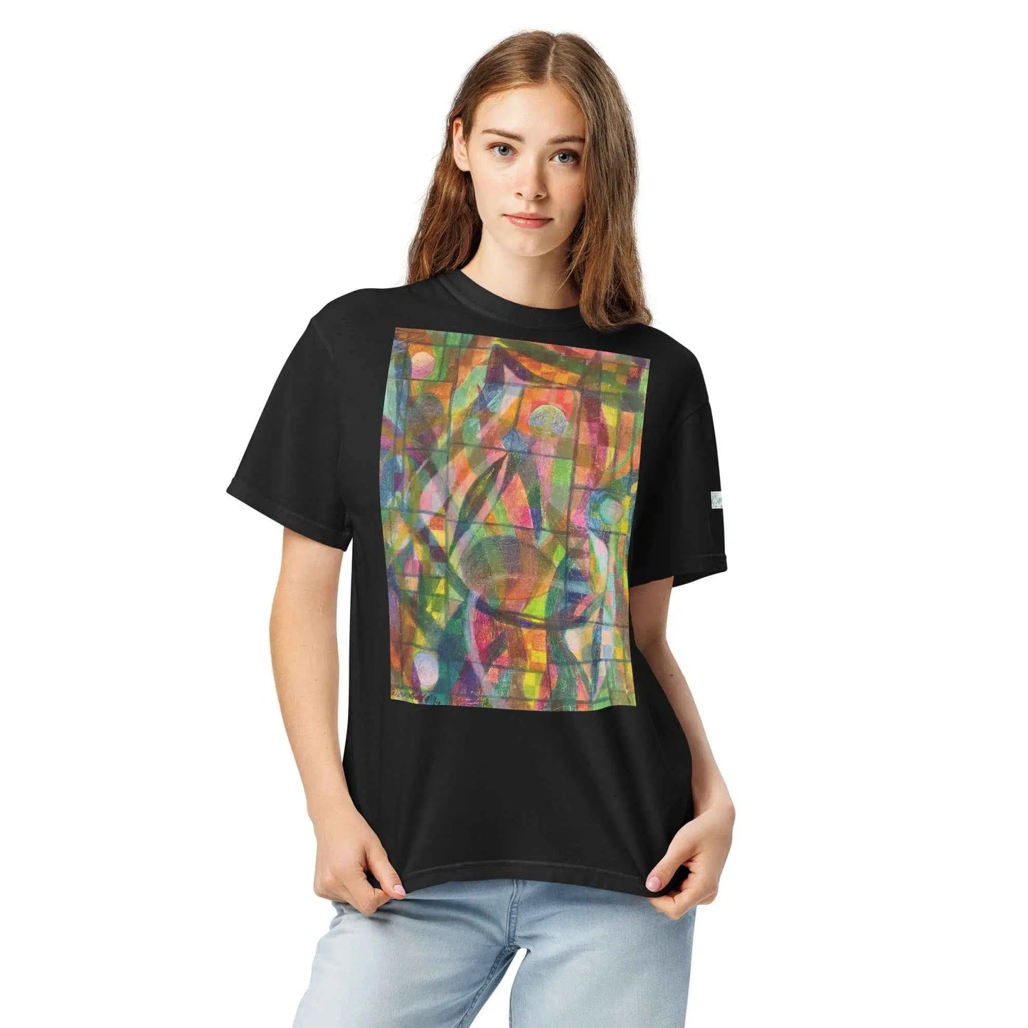 Unisex T-Shirt - Organic Life - Colorful Geometric Art