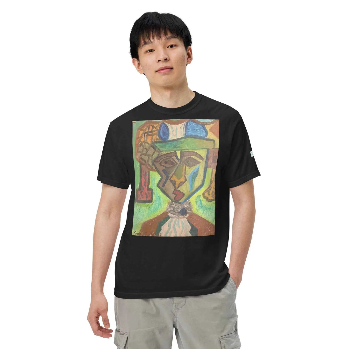 Unisex T-Shirt - Fragmented Soul - Cubist Figure Art
