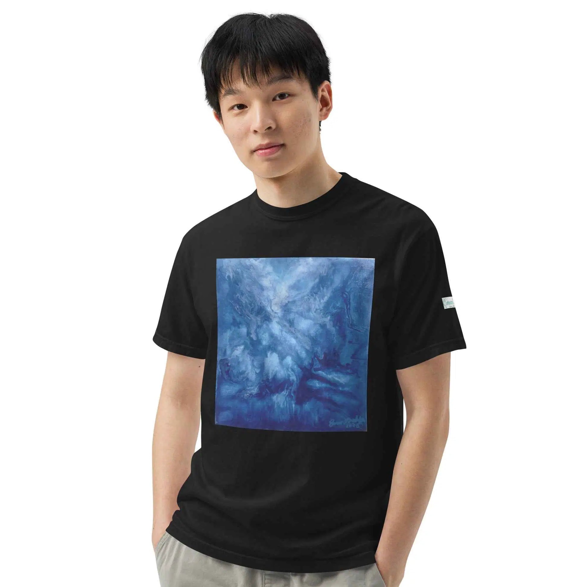 Unisex T-Shirt - Thunder - Dramatic Blue Storm Cloud Art