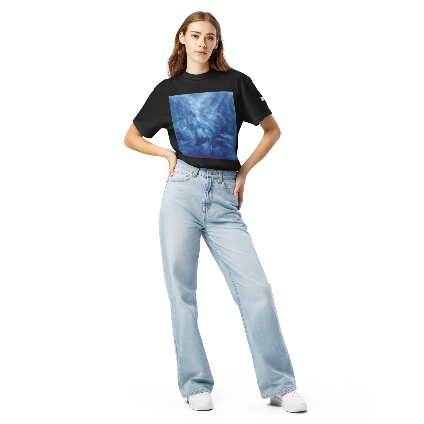 Unisex T-Shirt - Thunder - Dramatic Blue Storm Cloud Art - Eman's Gallery