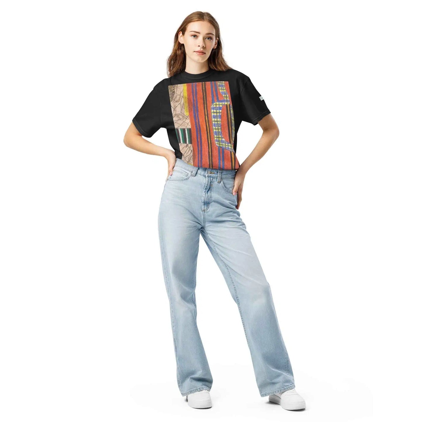 Unisex T-Shirt - Palestine's Resilience - Folk Abstract Art