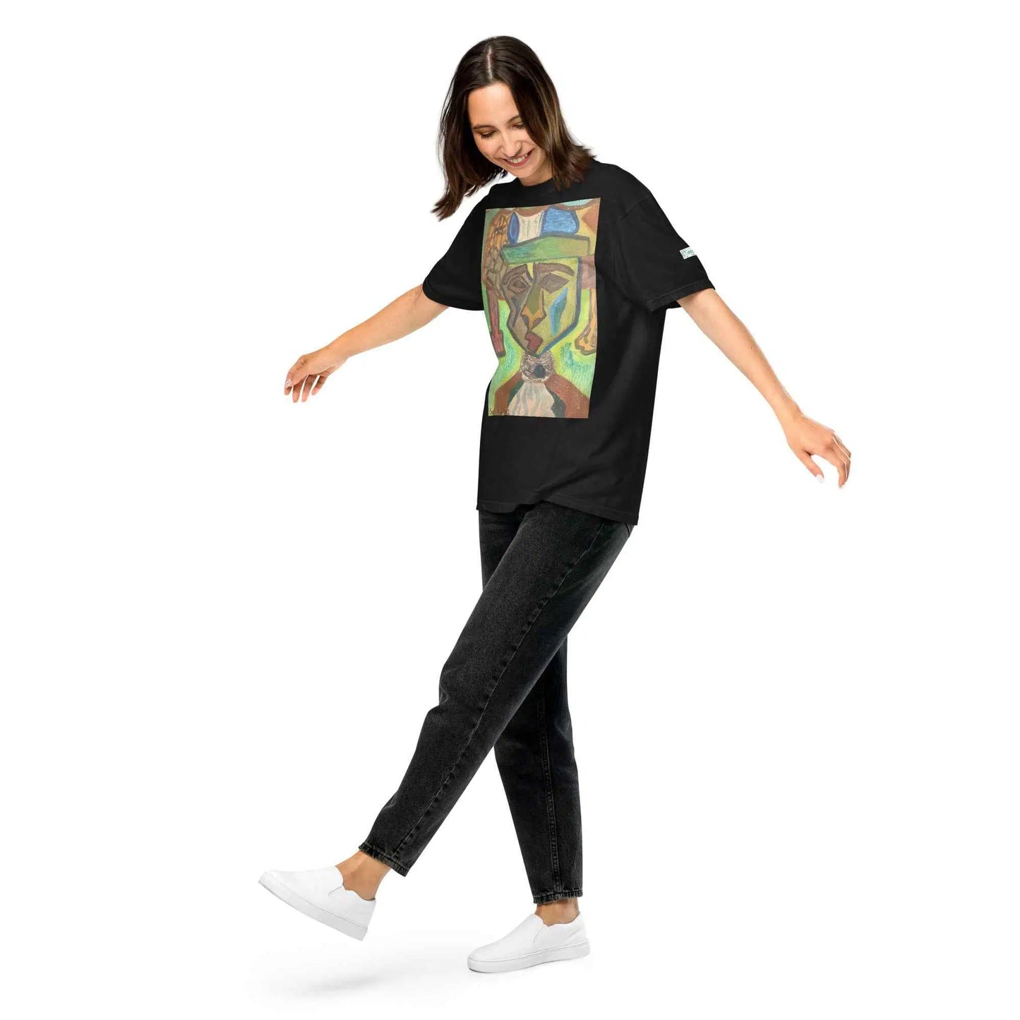 Unisex T-Shirt - Fragmented Soul - Cubist Figure Art