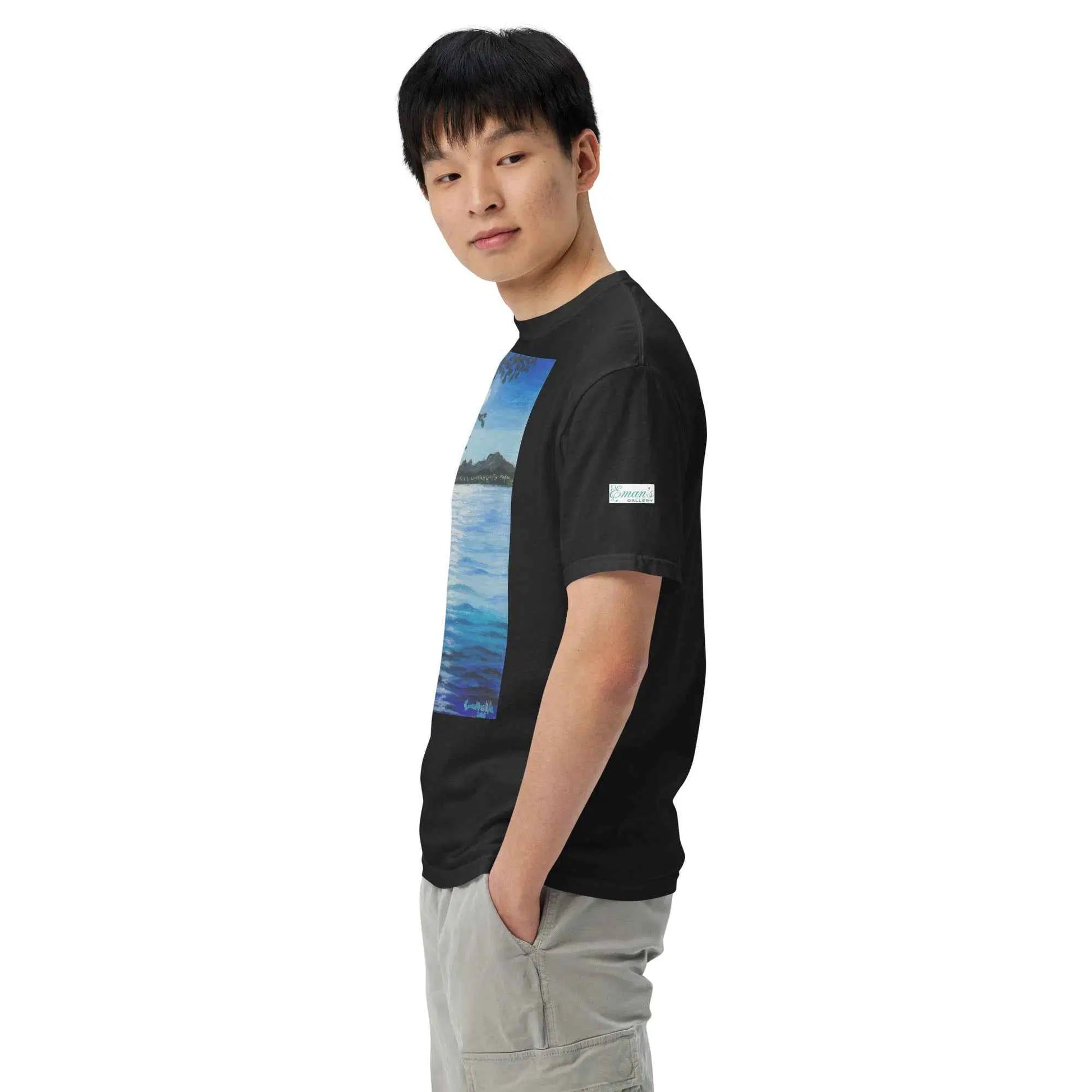 Unisex T-Shirt - Nocturned - Tonalism Moonlit Night Scene