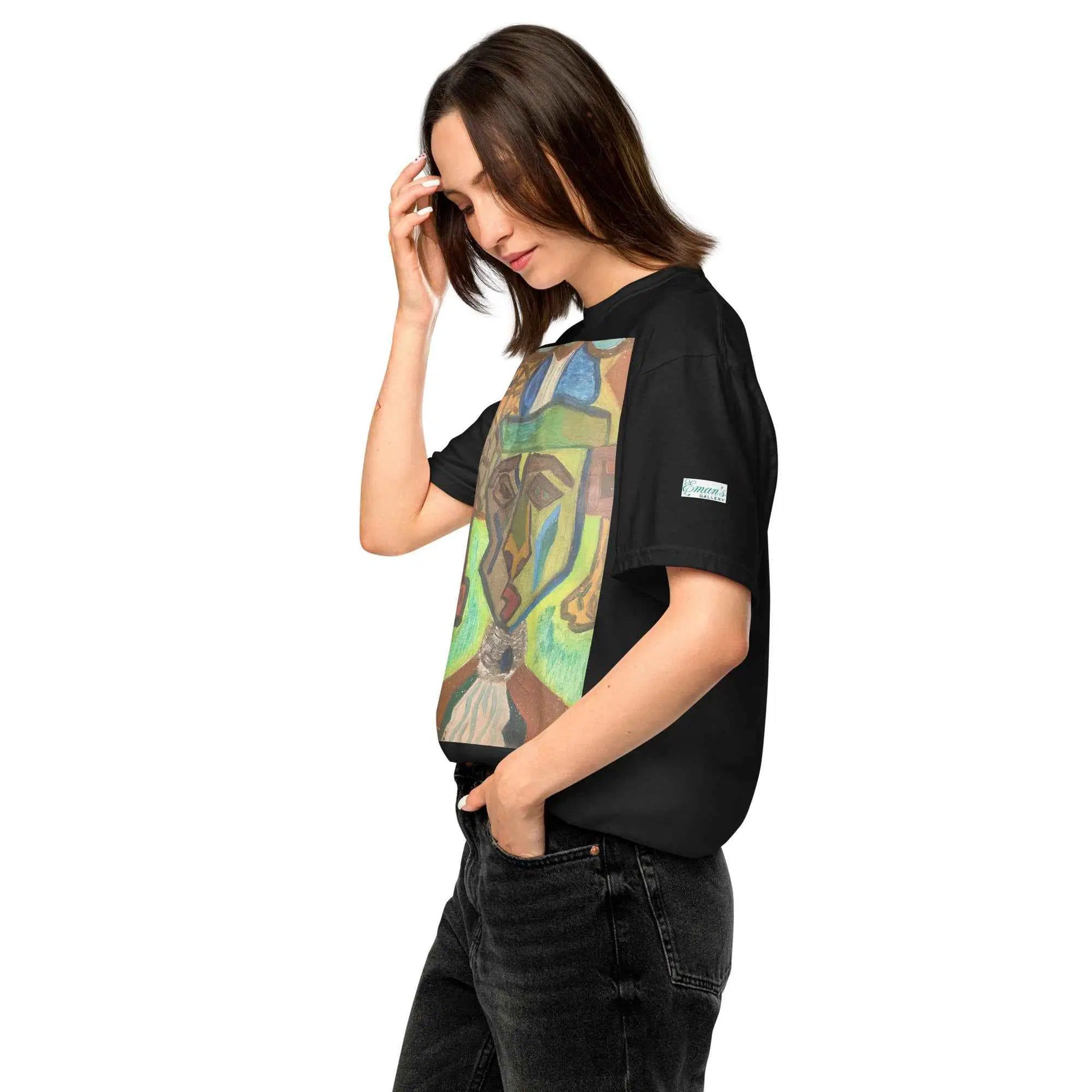 Unisex T-Shirt - Fragmented Soul - Cubist Figure Art