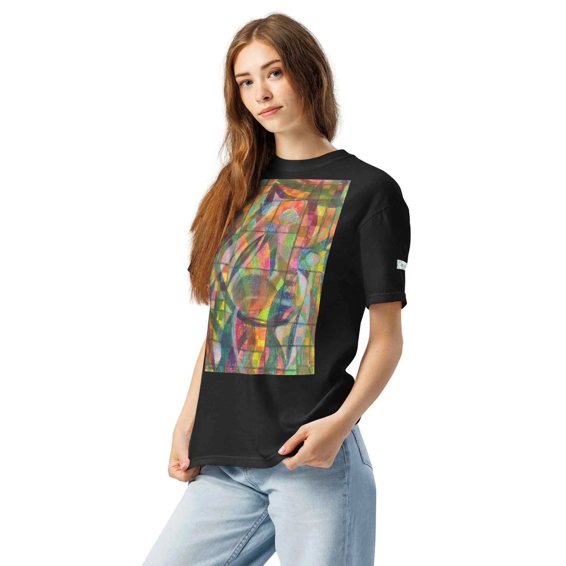 Unisex T-Shirt - Organic Life - Colorful Geometric Art