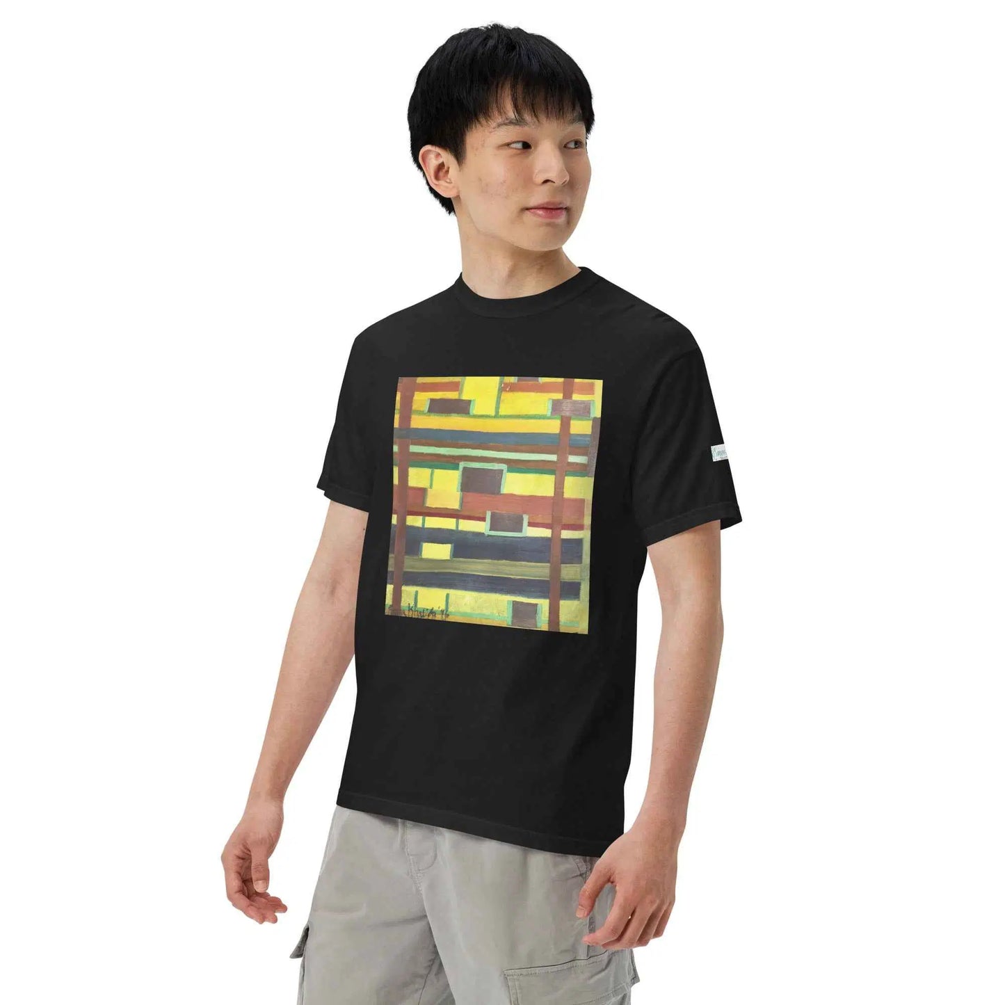 Unisex T-Shirt - City in Grids - Geometric Abstract Urban