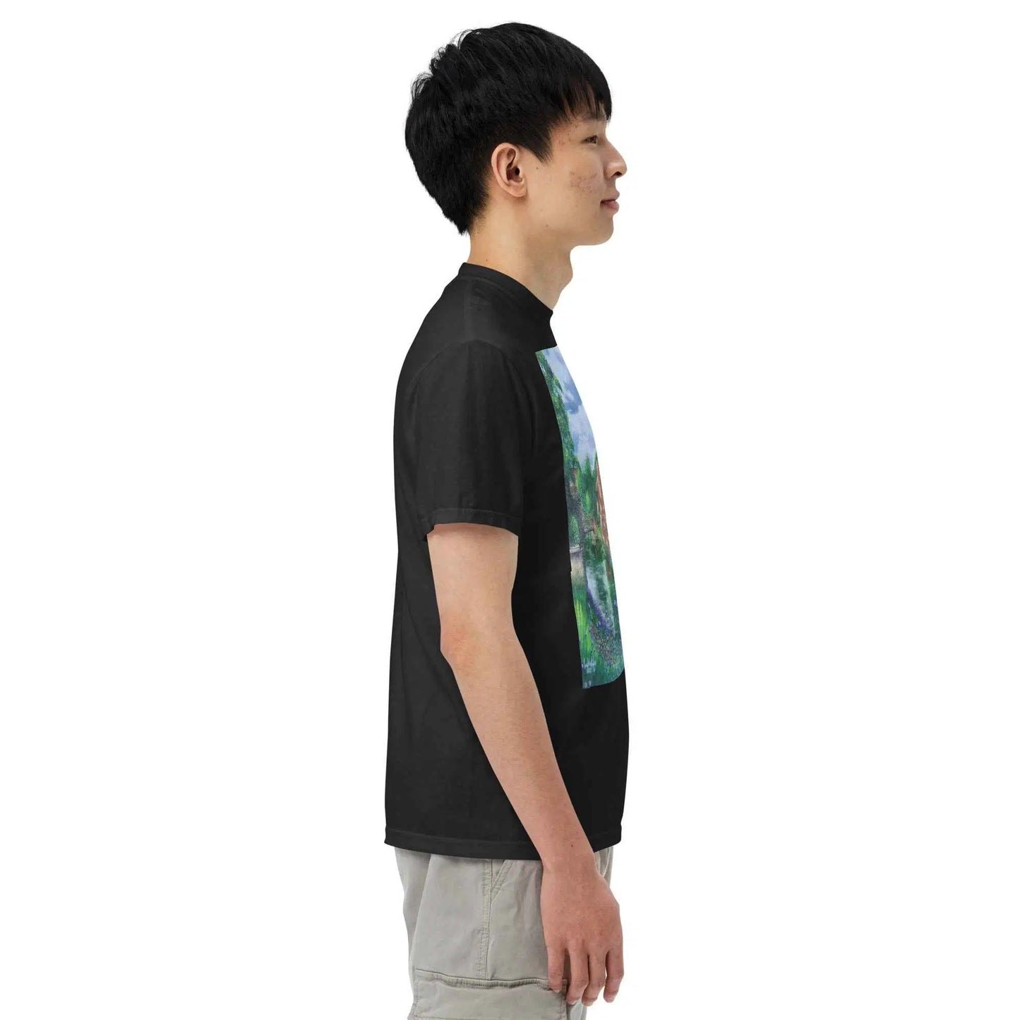 Unisex T-Shirt - River Melody - Impressionist Landscape Art