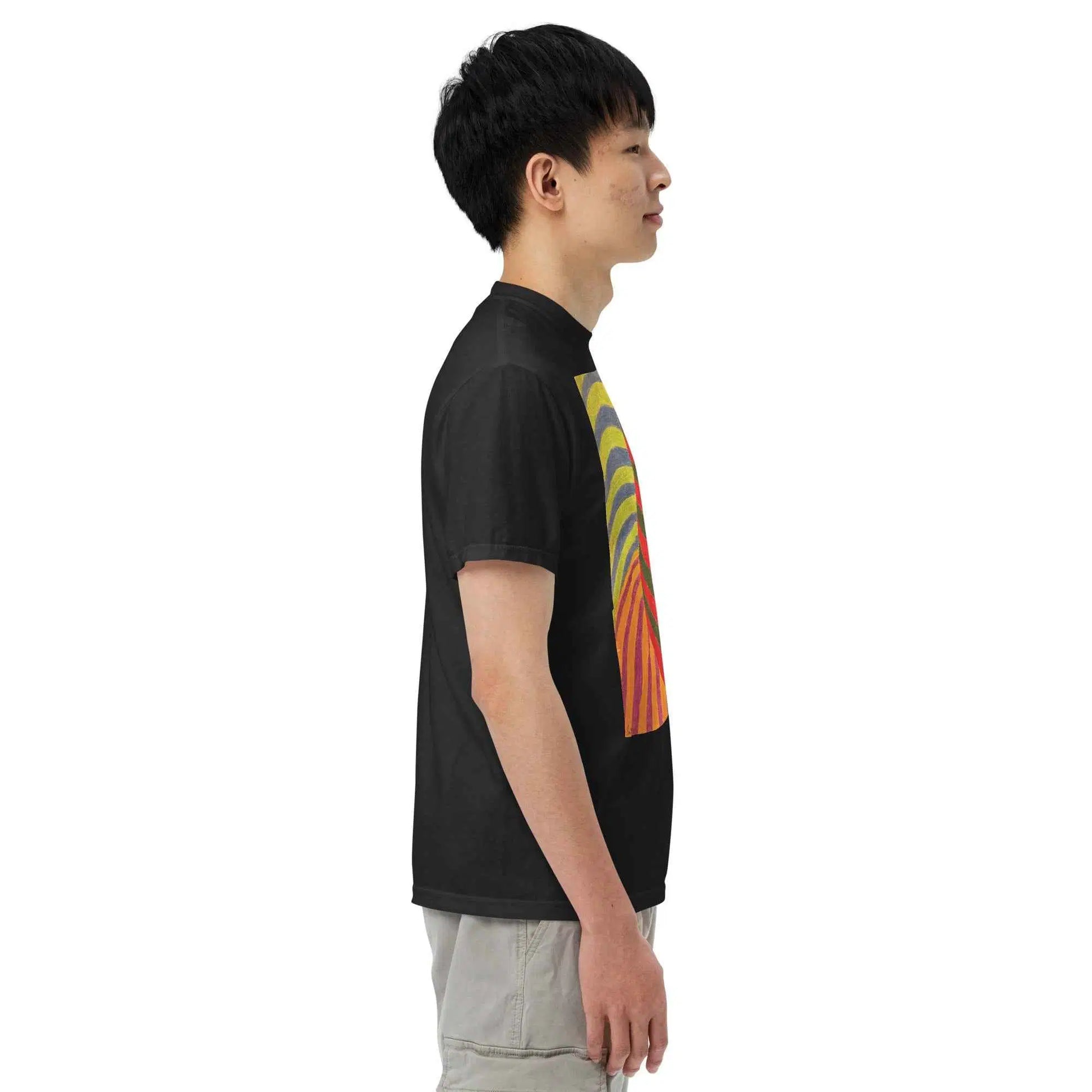 Unisex T-shirt - No Brake Zone - Geometric Op Art Motion
