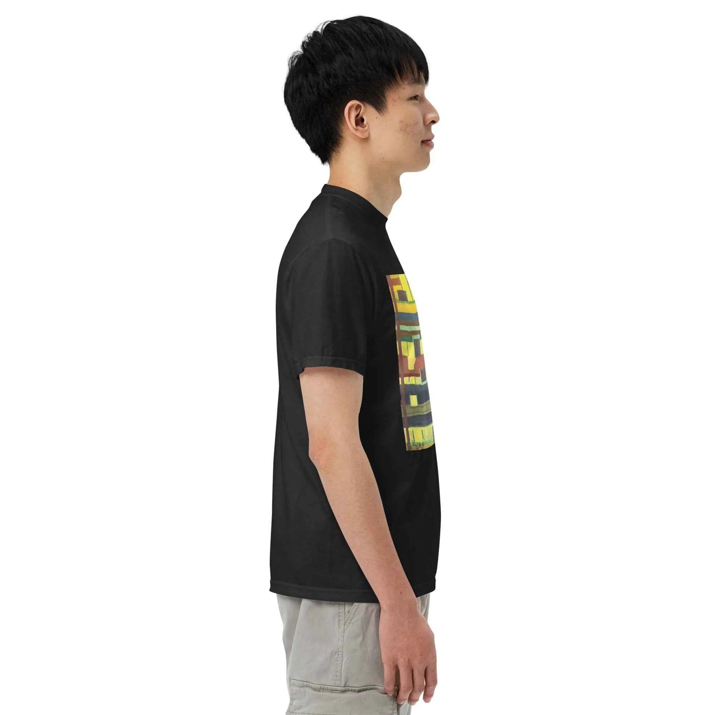 Unisex T-Shirt - City in Grids - Geometric Abstract Urban