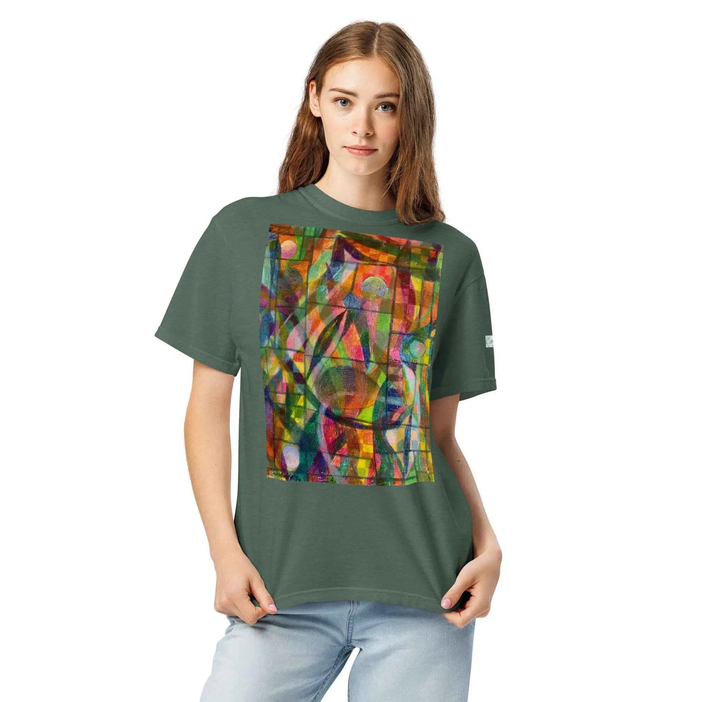 Unisex T-Shirt - Organic Life - Colorful Geometric Art