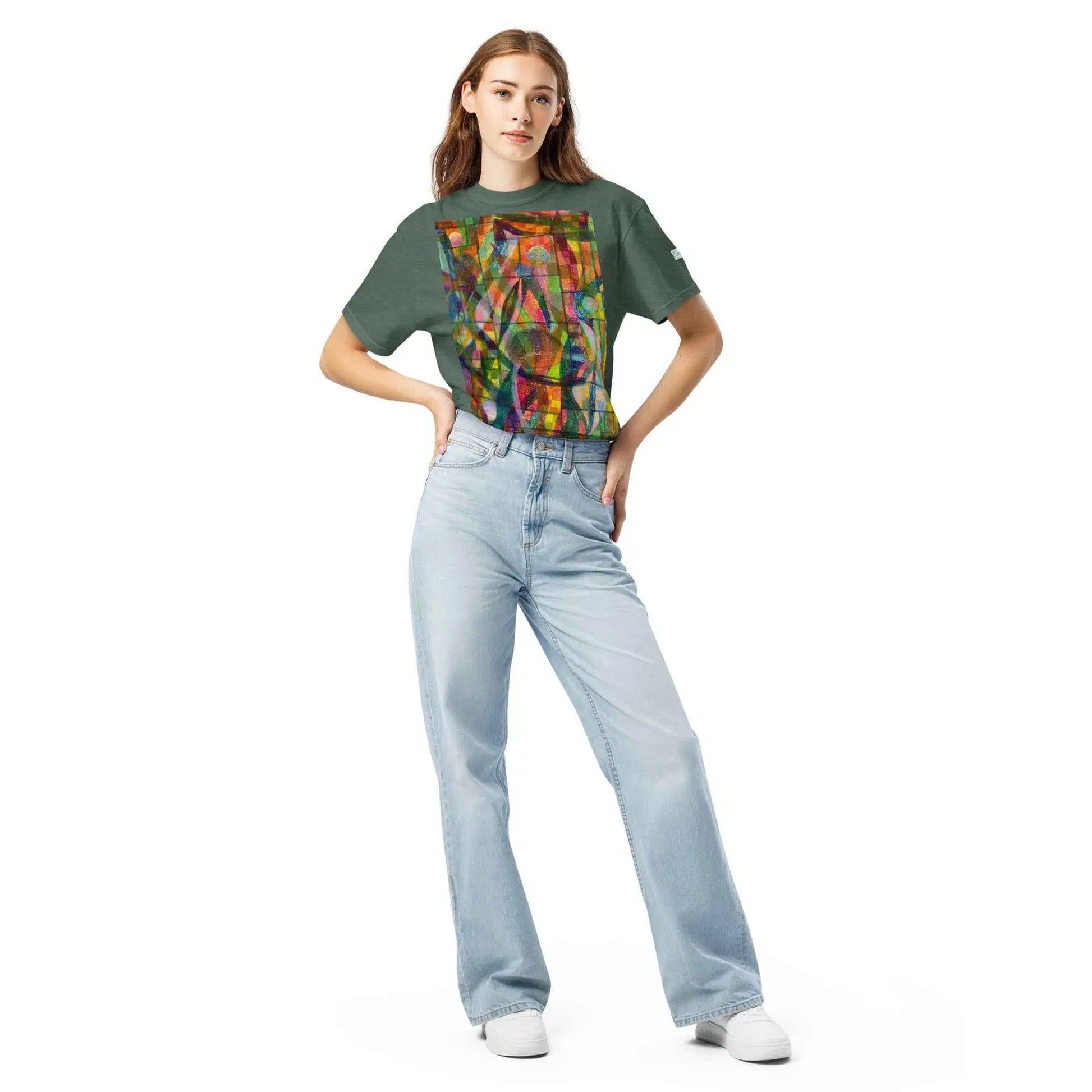 Unisex T-Shirt - Organic Life - Colorful Geometric Art