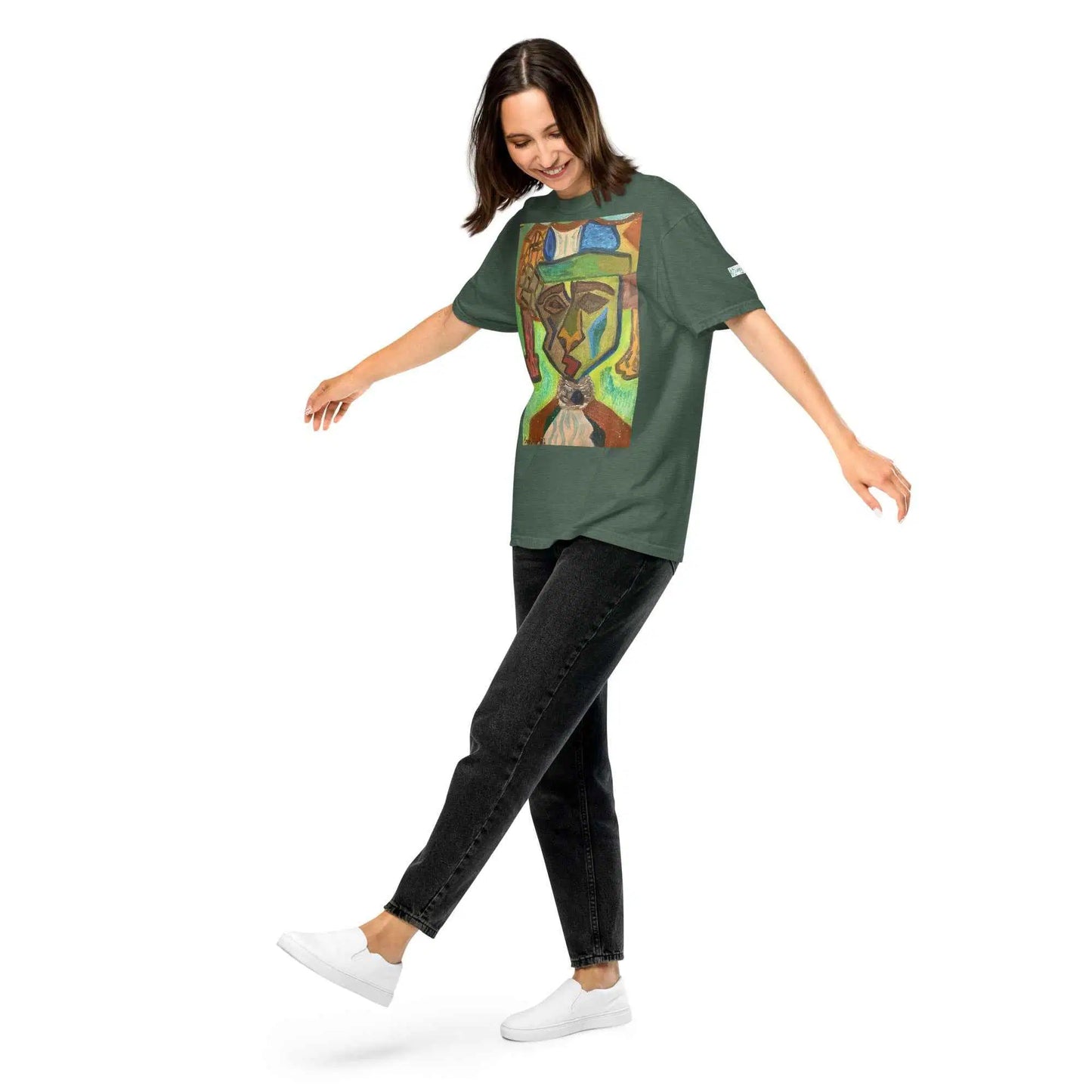 Unisex T-Shirt - Fragmented Soul - Cubist Figure Art