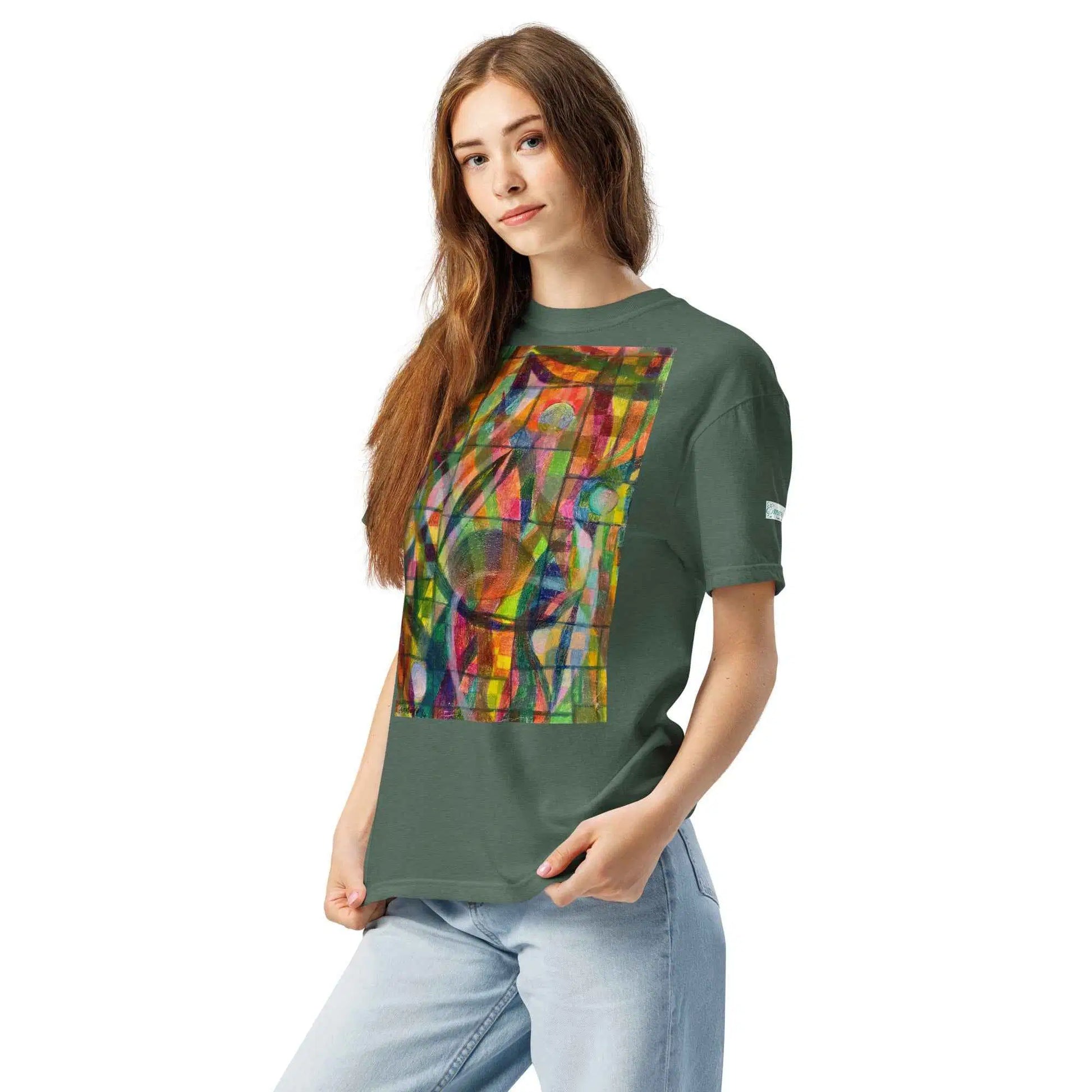 Unisex T-Shirt - Organic Life - Colorful Geometric Art