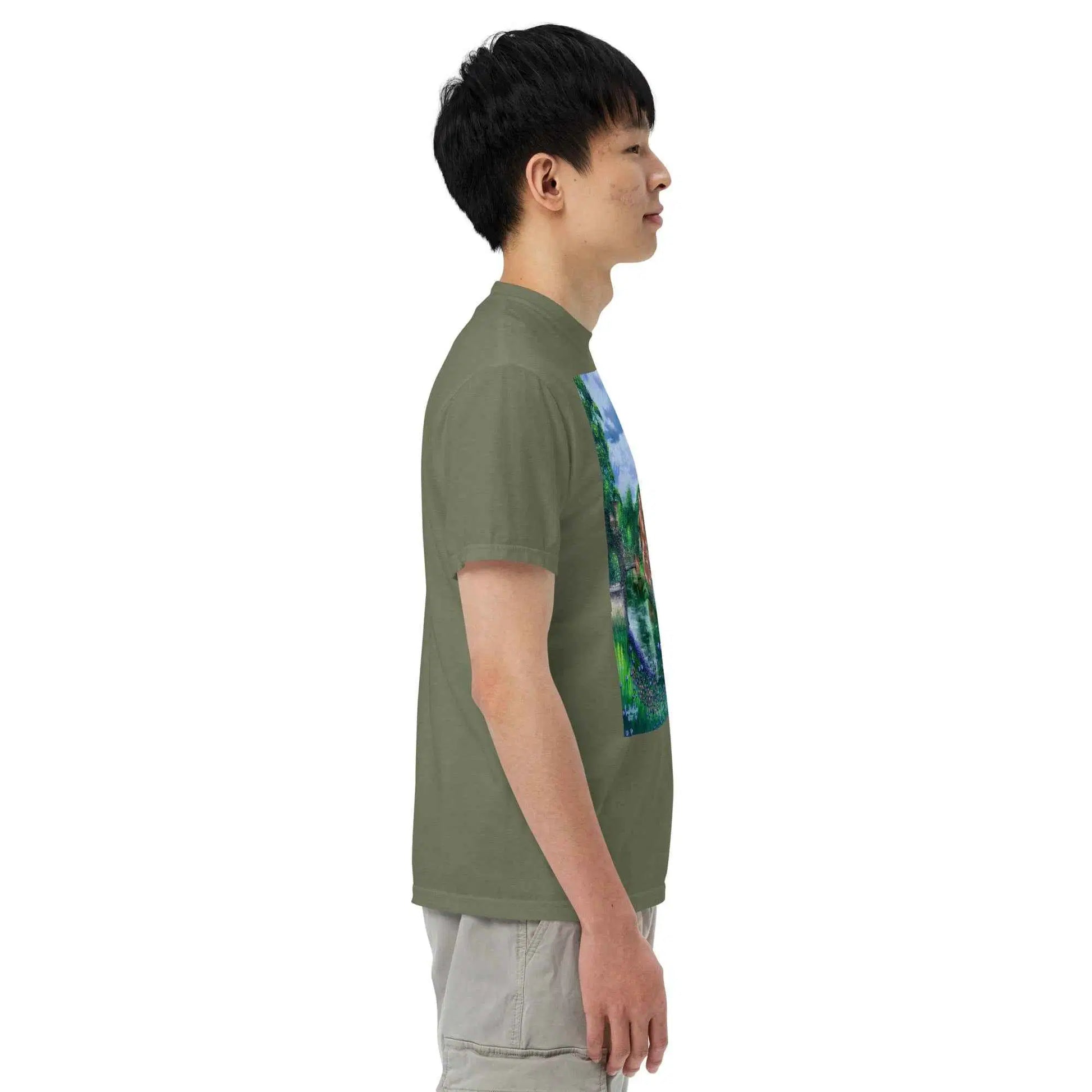 Unisex T-Shirt - River Melody - Impressionist Landscape Art
