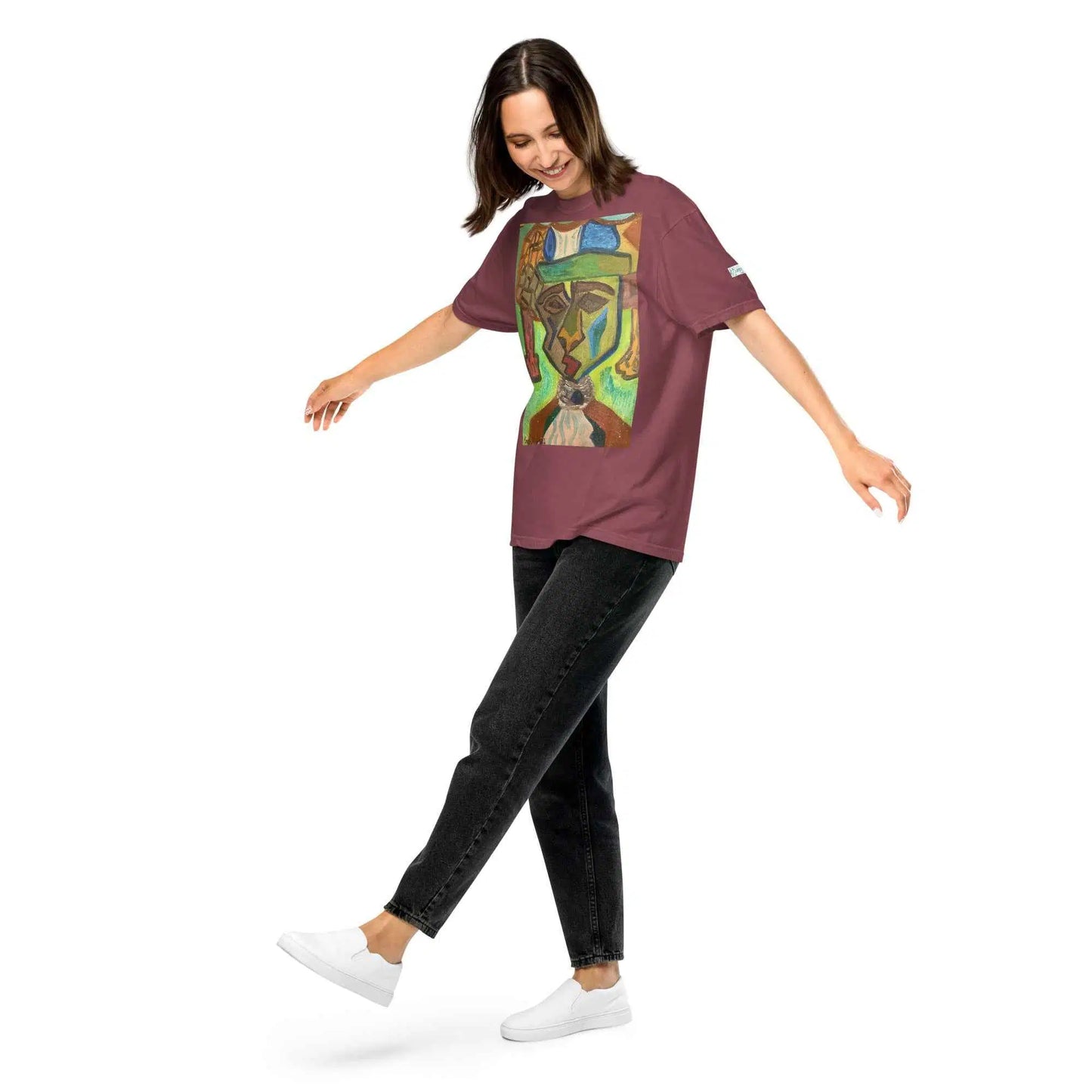 Unisex T-Shirt - Fragmented Soul - Cubist Figure Art